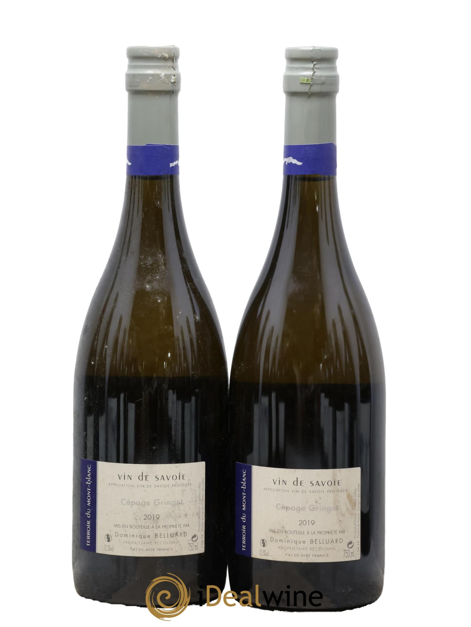 Vin de Savoie Pur Jus 100% Domaine Belluard 2019 - Lot de 2 bouteilles - 1