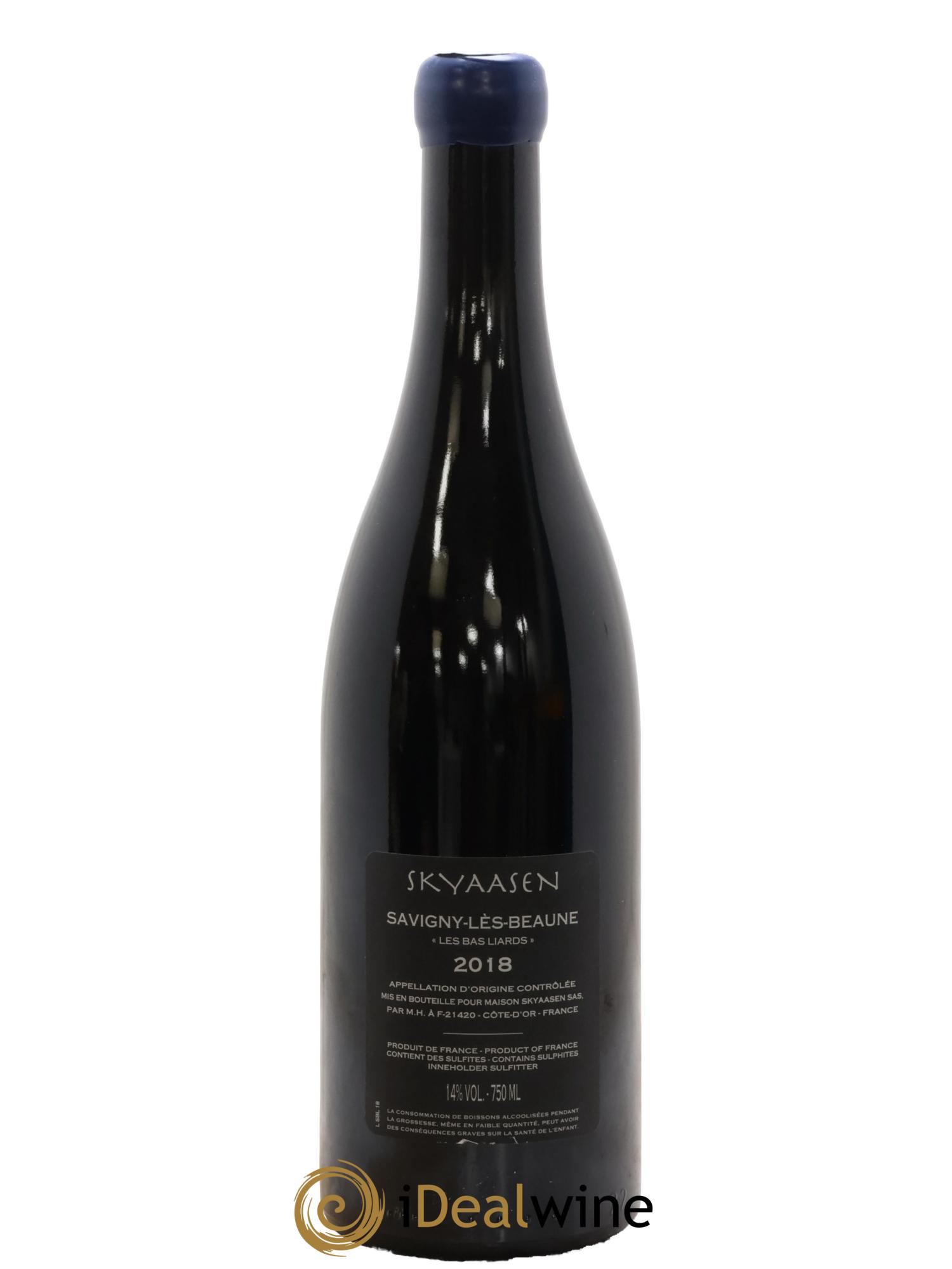 Savigny-lès-Beaune Les Bas Liards Maison Skyaasen 2018 - Lot de 1 bouteille - 1