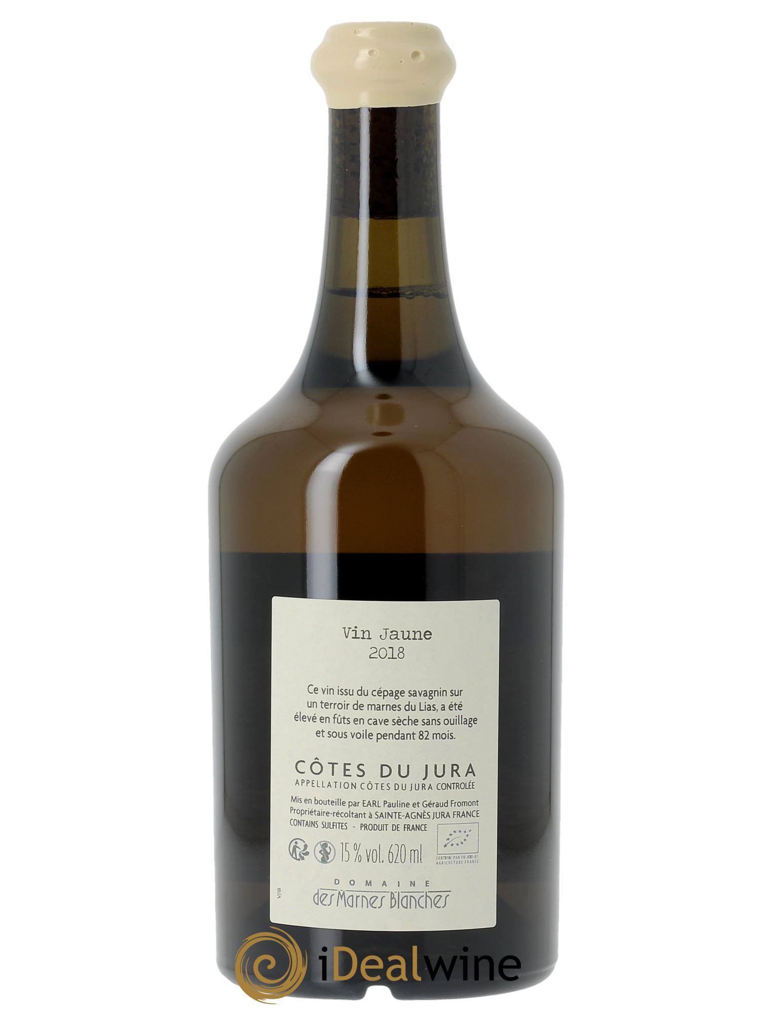 Côtes du Jura Vin Jaune Marnes Blanches (Domaine des) 2018 - Posten von 1 Flasche - 1