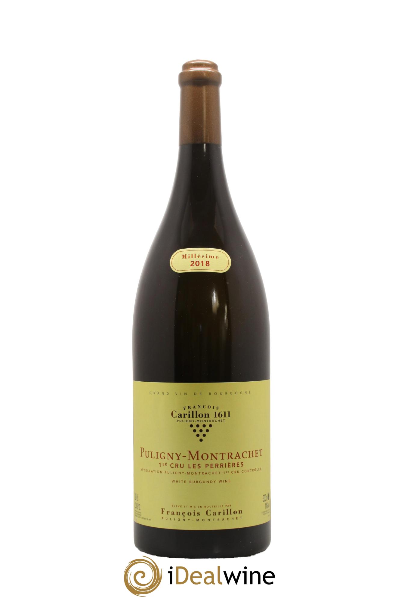 Puligny-Montrachet 1er Cru Les Perrières François Carillon  2018 - Posten von 1 Doppel-Magnum - 1