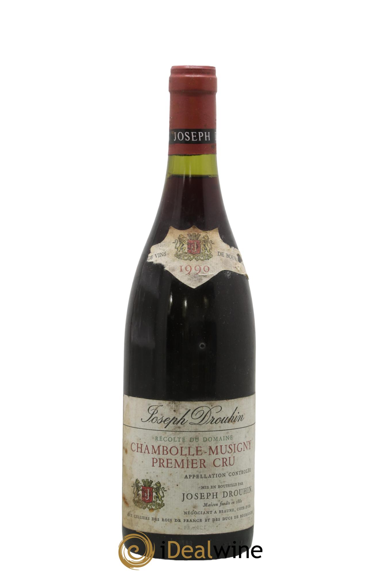 Chambolle-Musigny 1er Cru Joseph Drouhin 1990 - Lot of 1 bottle - 0