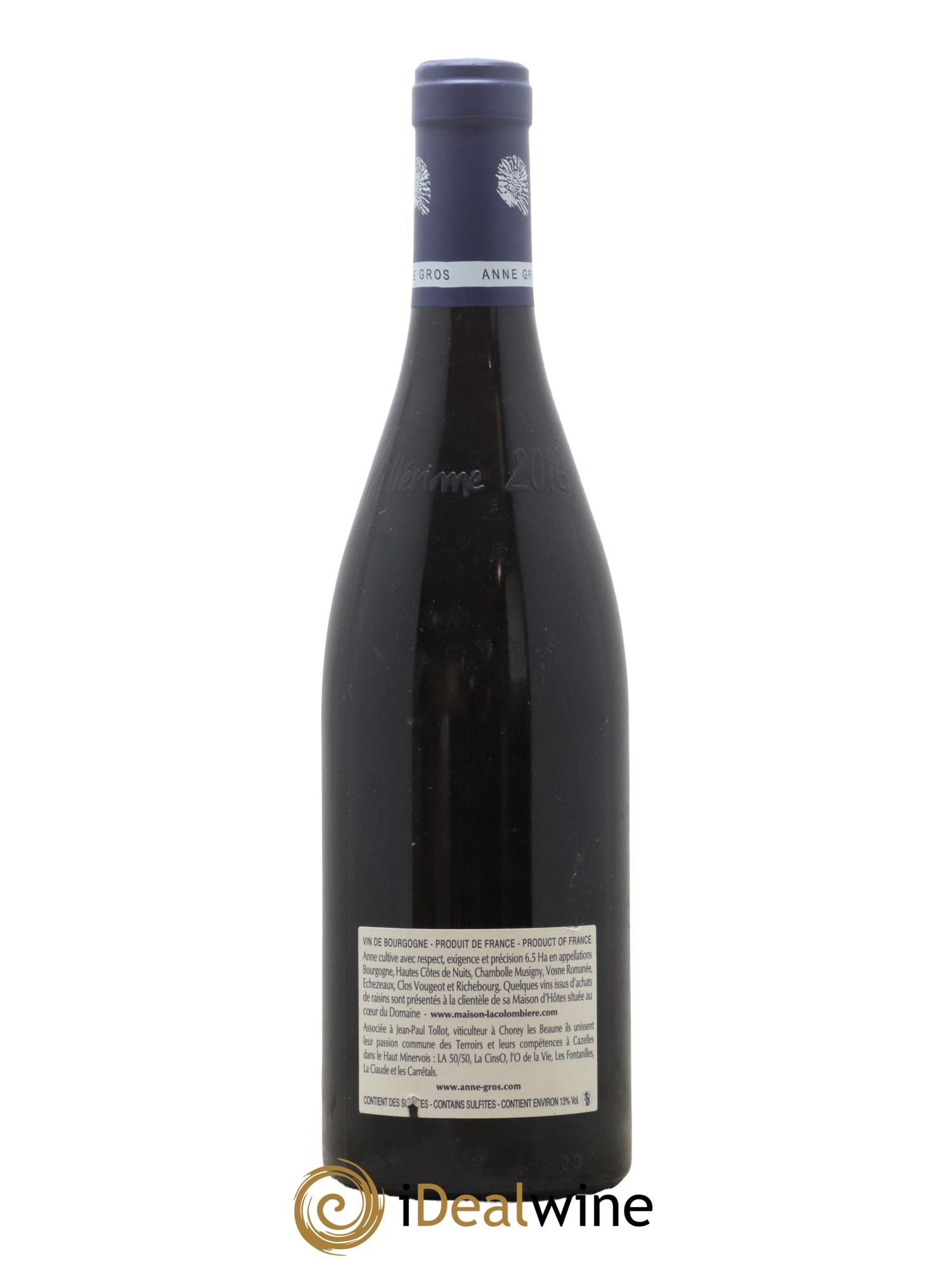 Echezeaux Grand Cru Les Loachausses Anne Gros 2016 - Lot de 1 bouteille - 1