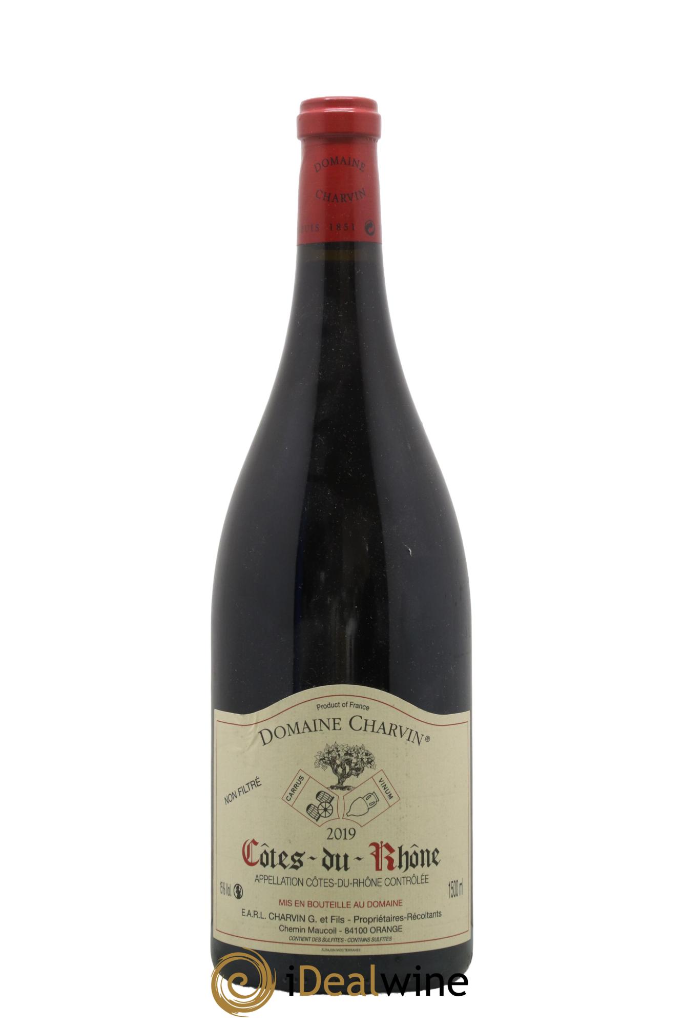 Côtes-du-Rhône Charvin (Domaine) 2019 - Lot de 1 magnum - 0