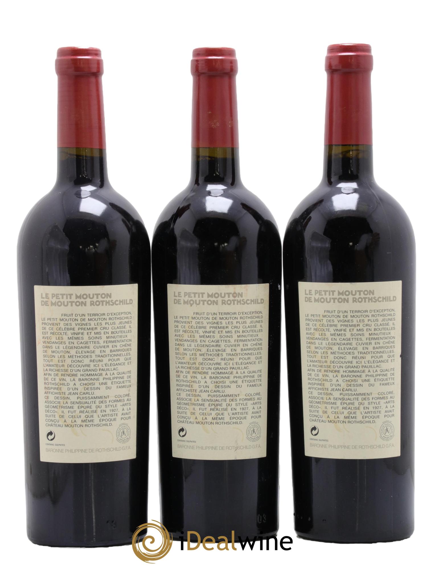 Petit Mouton Second Vin 2004 - Lot of 3 bottles - 1