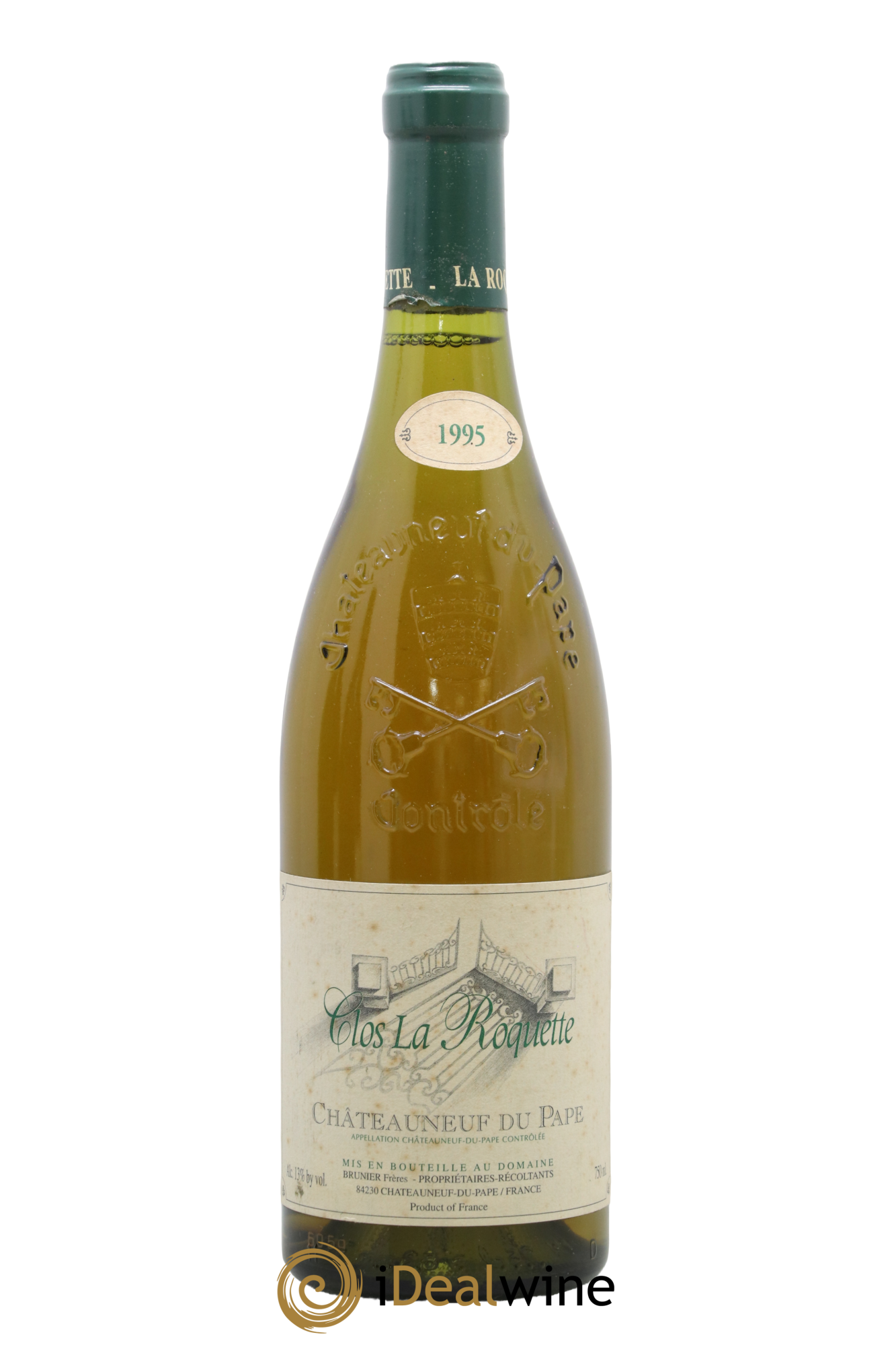 Châteauneuf-du-Pape La Roquète - Anciennement La Roquette (Domaine de) Clos de La Roquète Vignobles Brunier 1995 - Lot of 1 bottle - 0