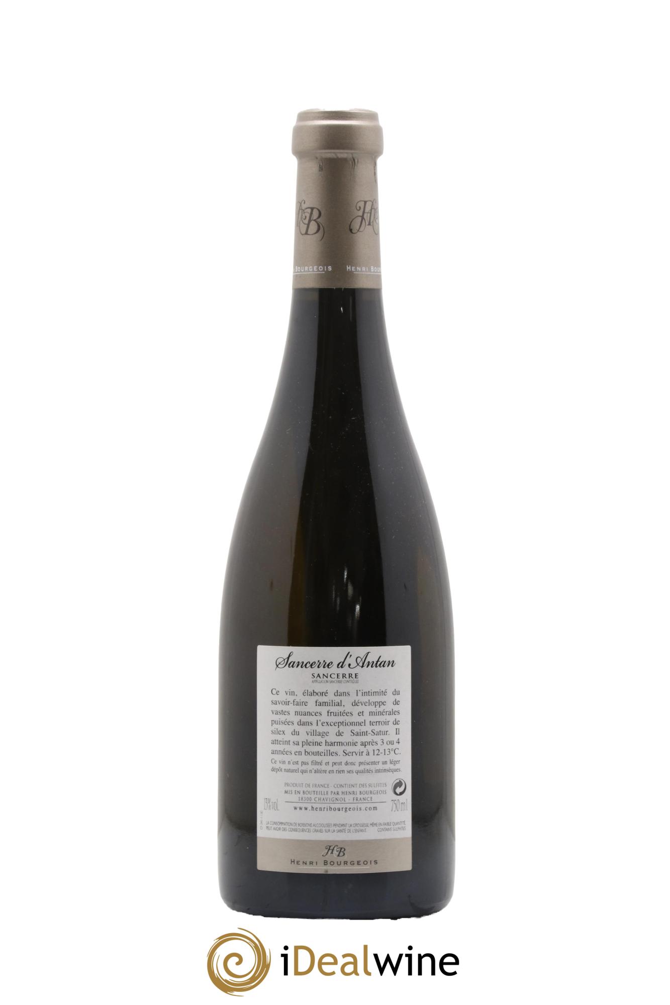 Sancerre D'Antan Terroir de Silex Domaine Henri Bourgeois 2013 - Lot de 1 bouteille - 1