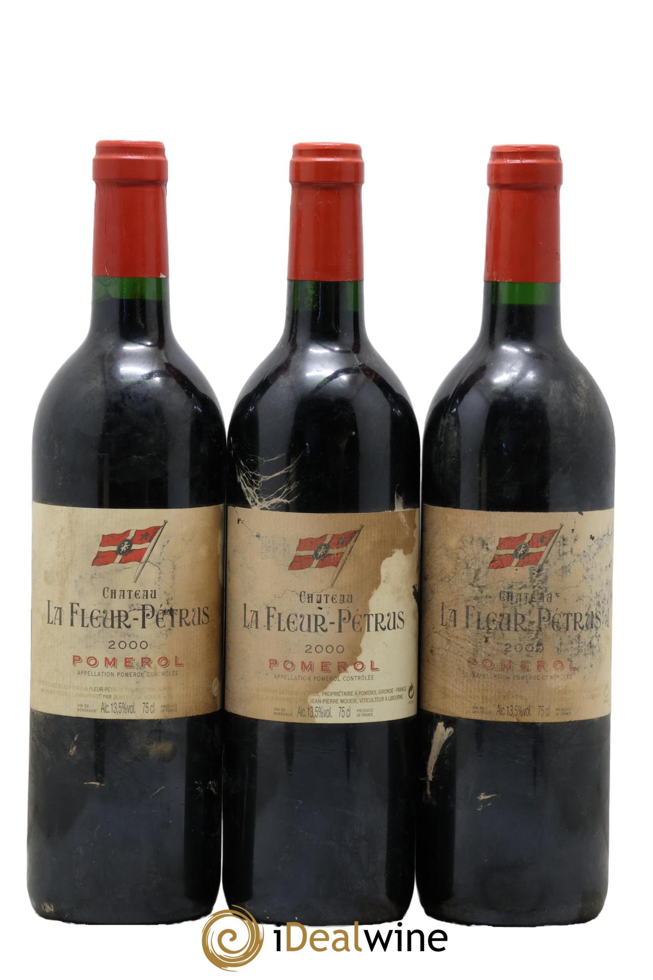 Château la Fleur Petrus 2000 - Lotto di 3 bottiglie - 0