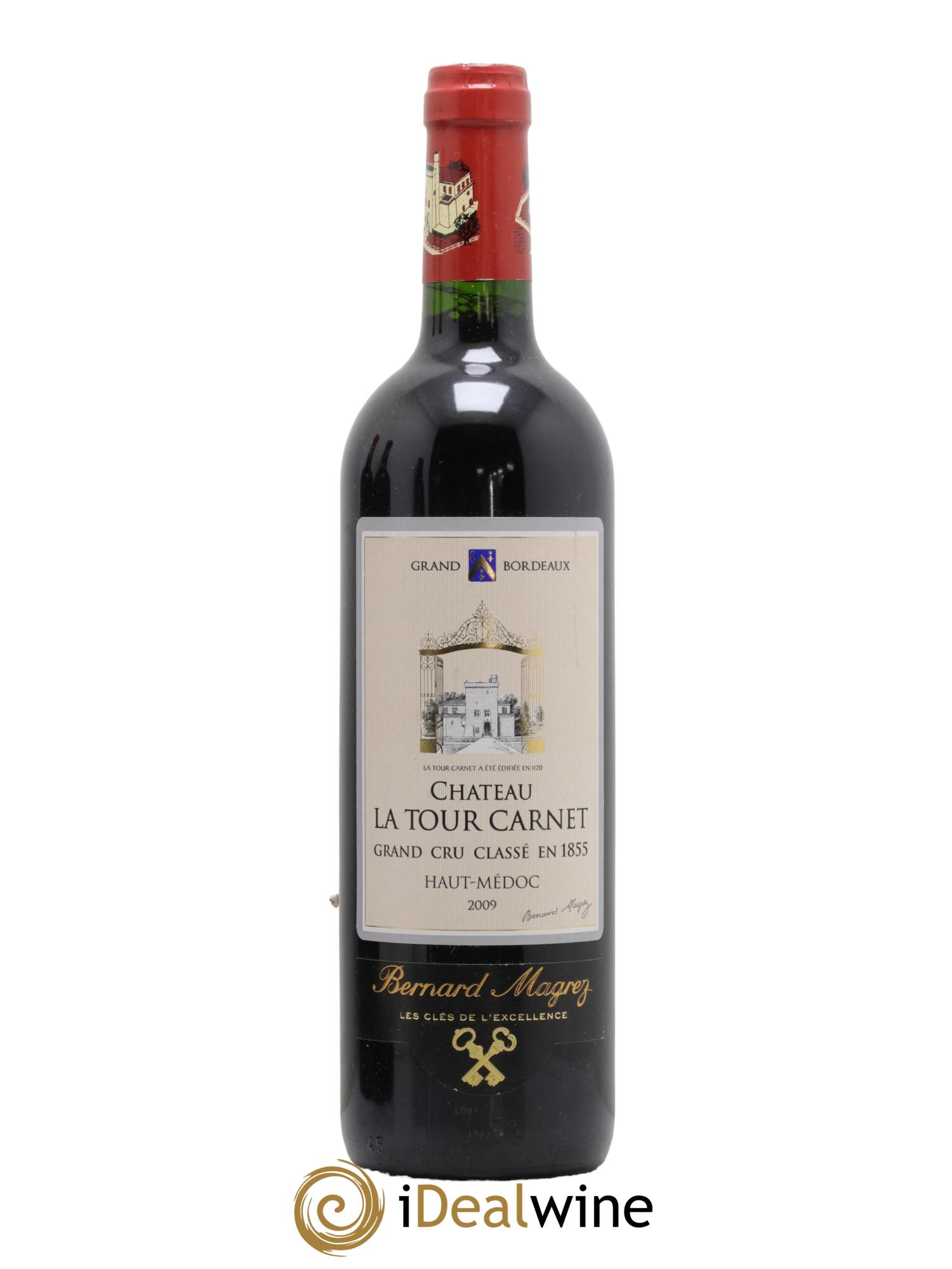 Château la Tour Carnet 4ème Grand Cru Classé 2009 - Lot de 1 bouteille - 0