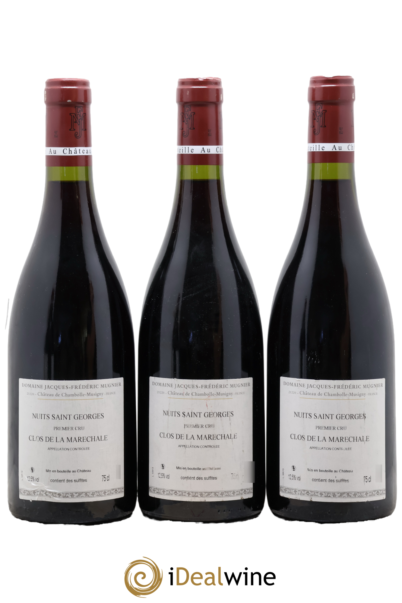 Nuits-Saint-Georges 1er Cru Clos de La Maréchale Jacques-Frédéric Mugnier 2013 - Lot de 3 bouteilles - 1