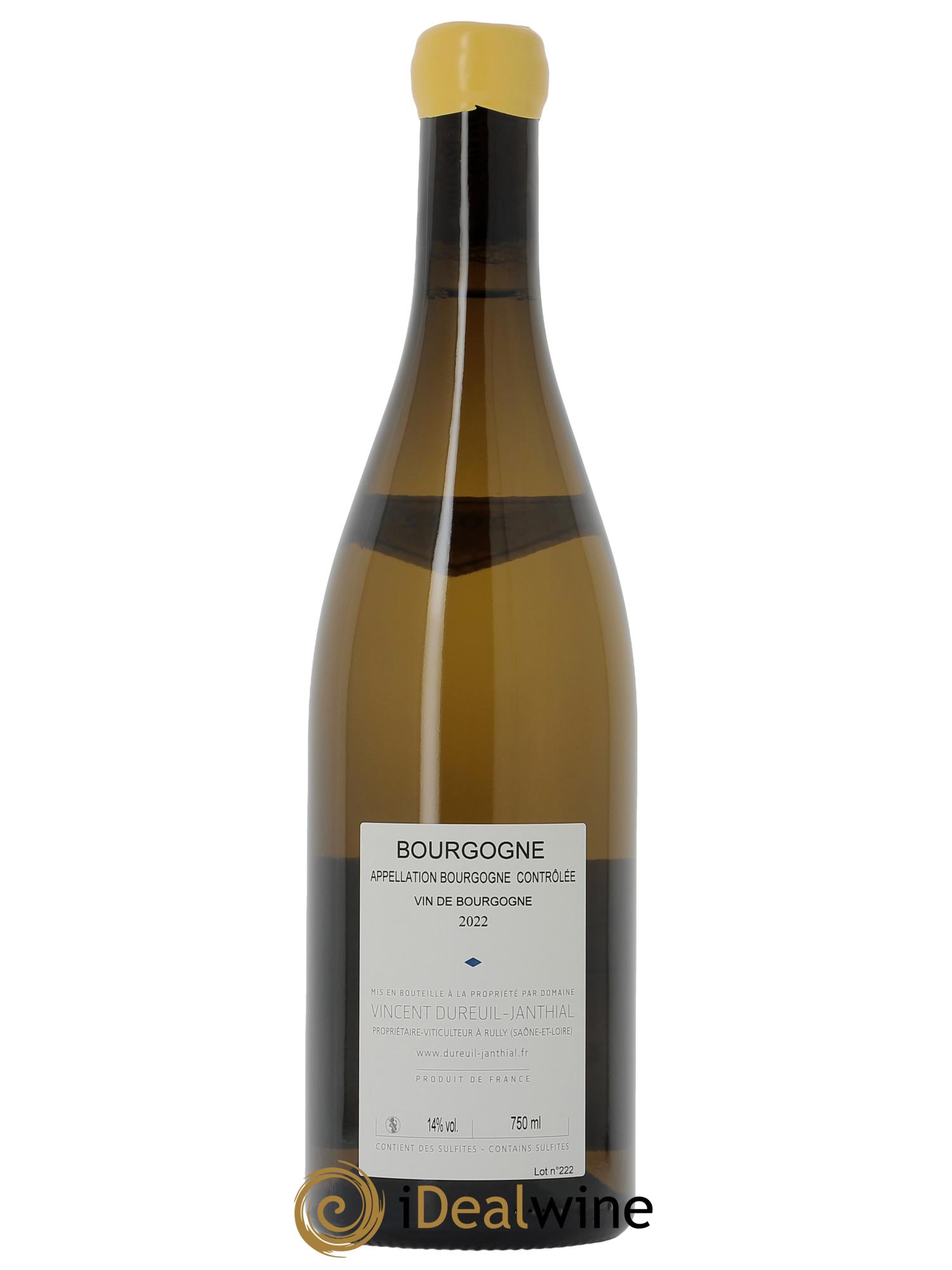 Bourgogne Vincent Dureuil-Janthial 2022 - Lot de 1 bouteille - 1