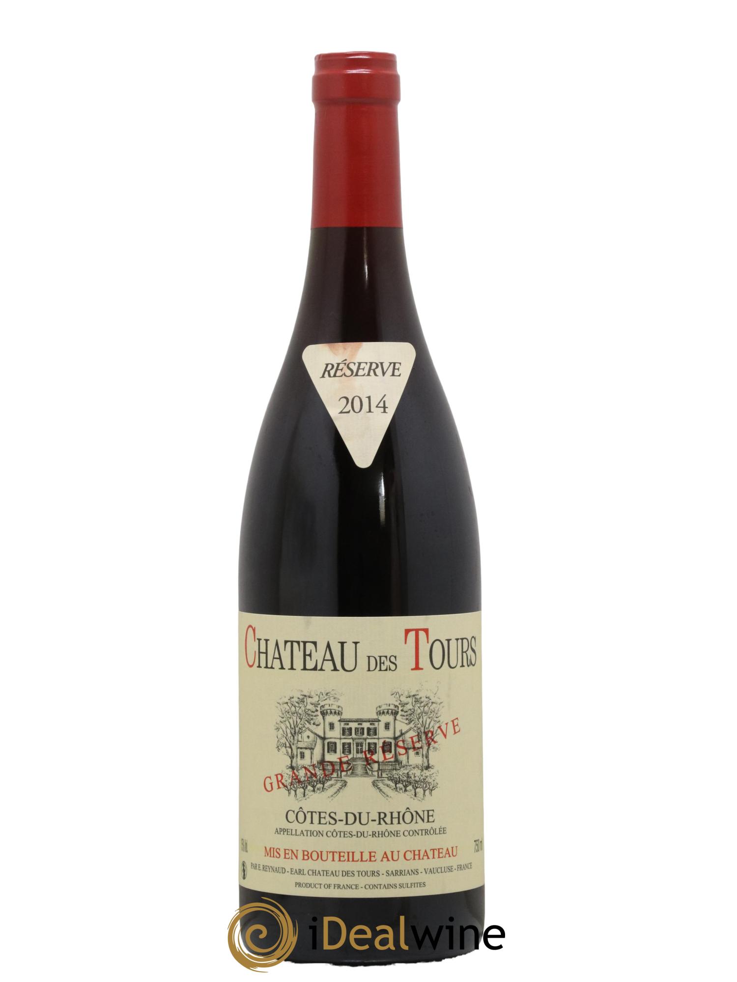 Côtes-du-Rhône Château des Tours Grande Réserve Emmanuel Reynaud 2014 - Lot de 1 bouteille - 0