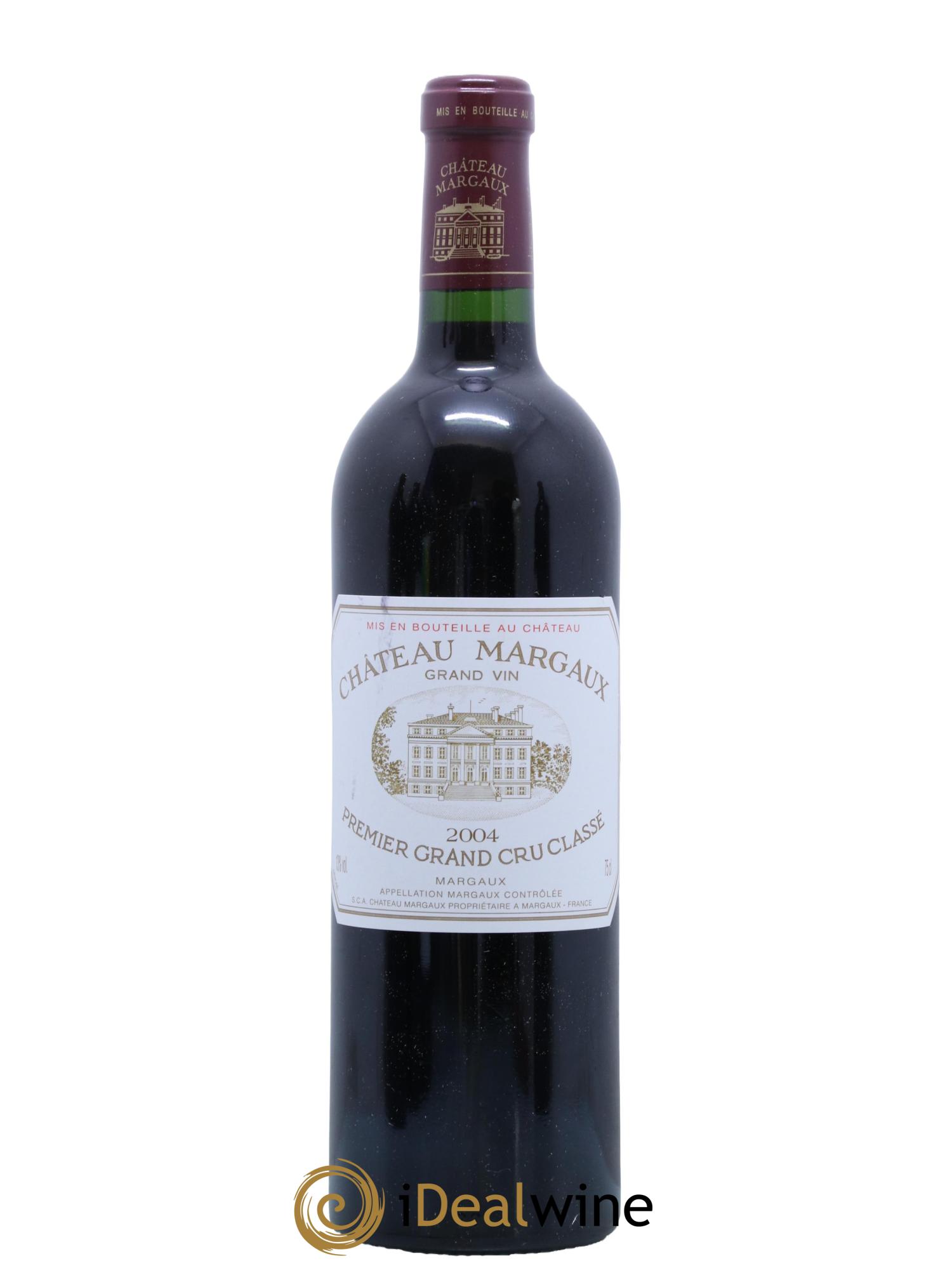 Château Margaux 1er Grand Cru Classé 2004 - Lot de 1 bouteille - 0