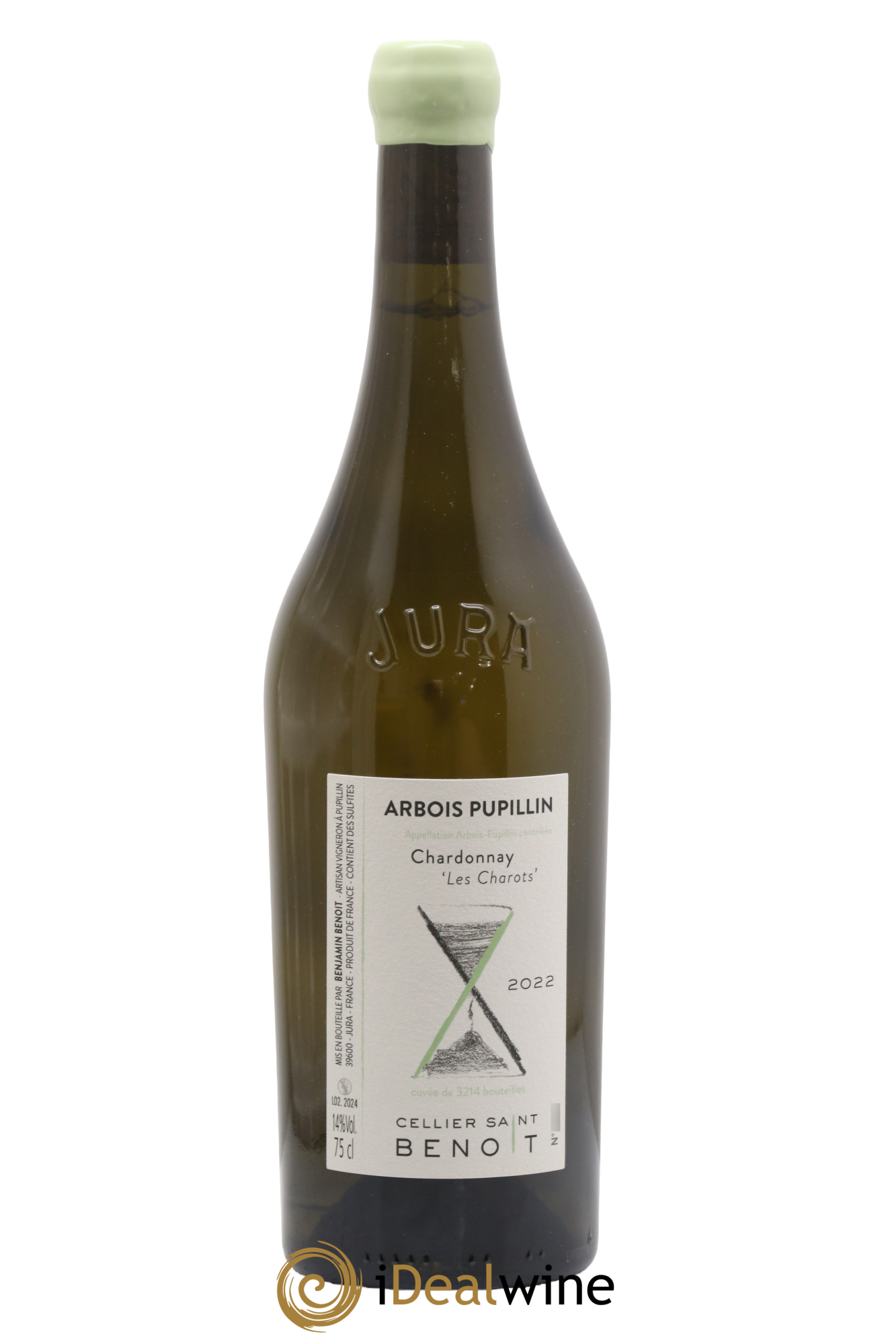 Arbois-Pupillin Chardonnay Les Charots Cellier Saint Benoît 2022 - Lot de 1 bouteille - 0