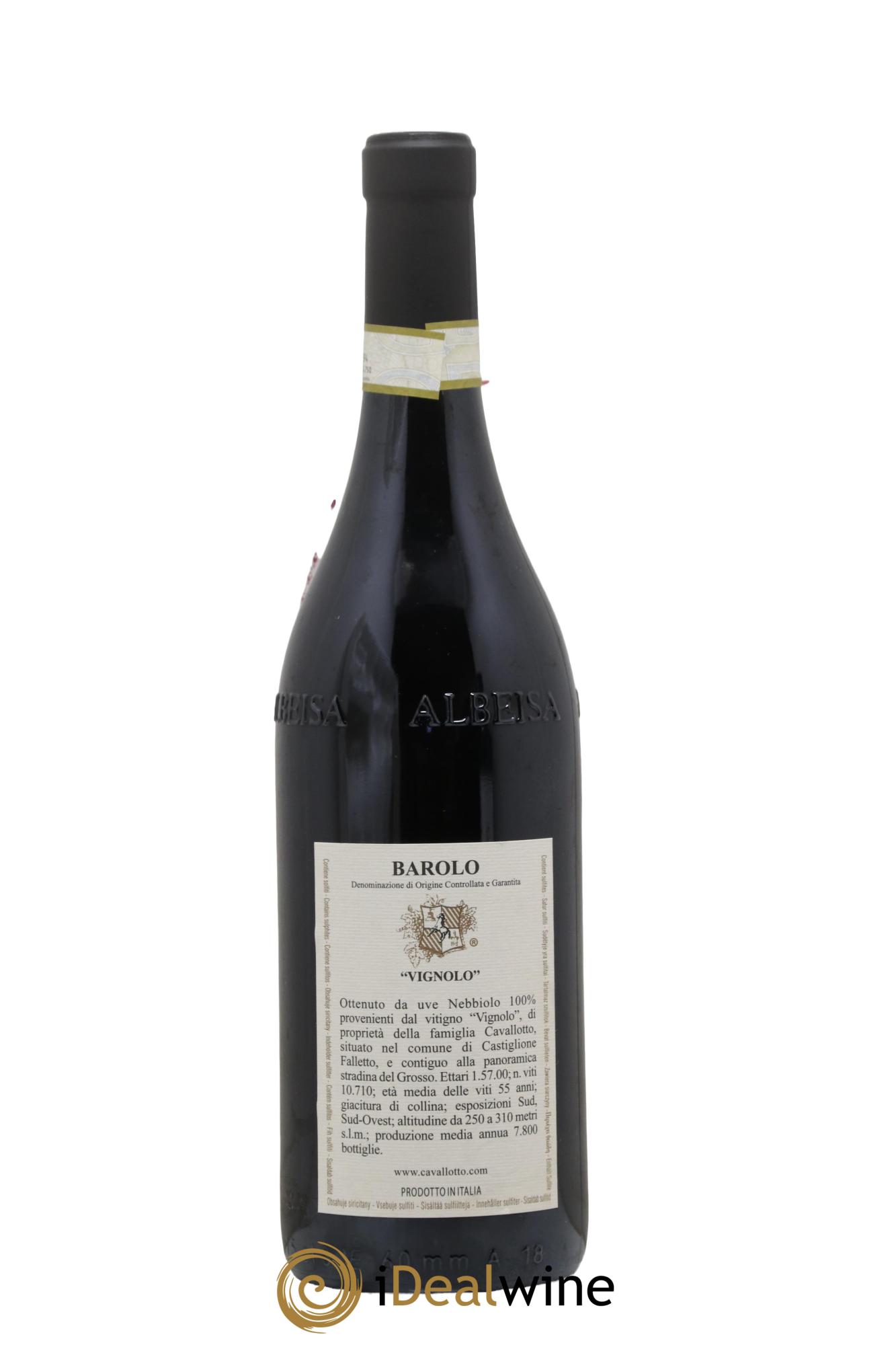 Barolo DOCG Cavallotto Riserva Vignolo 2013 - Posten von 1 Flasche - 1