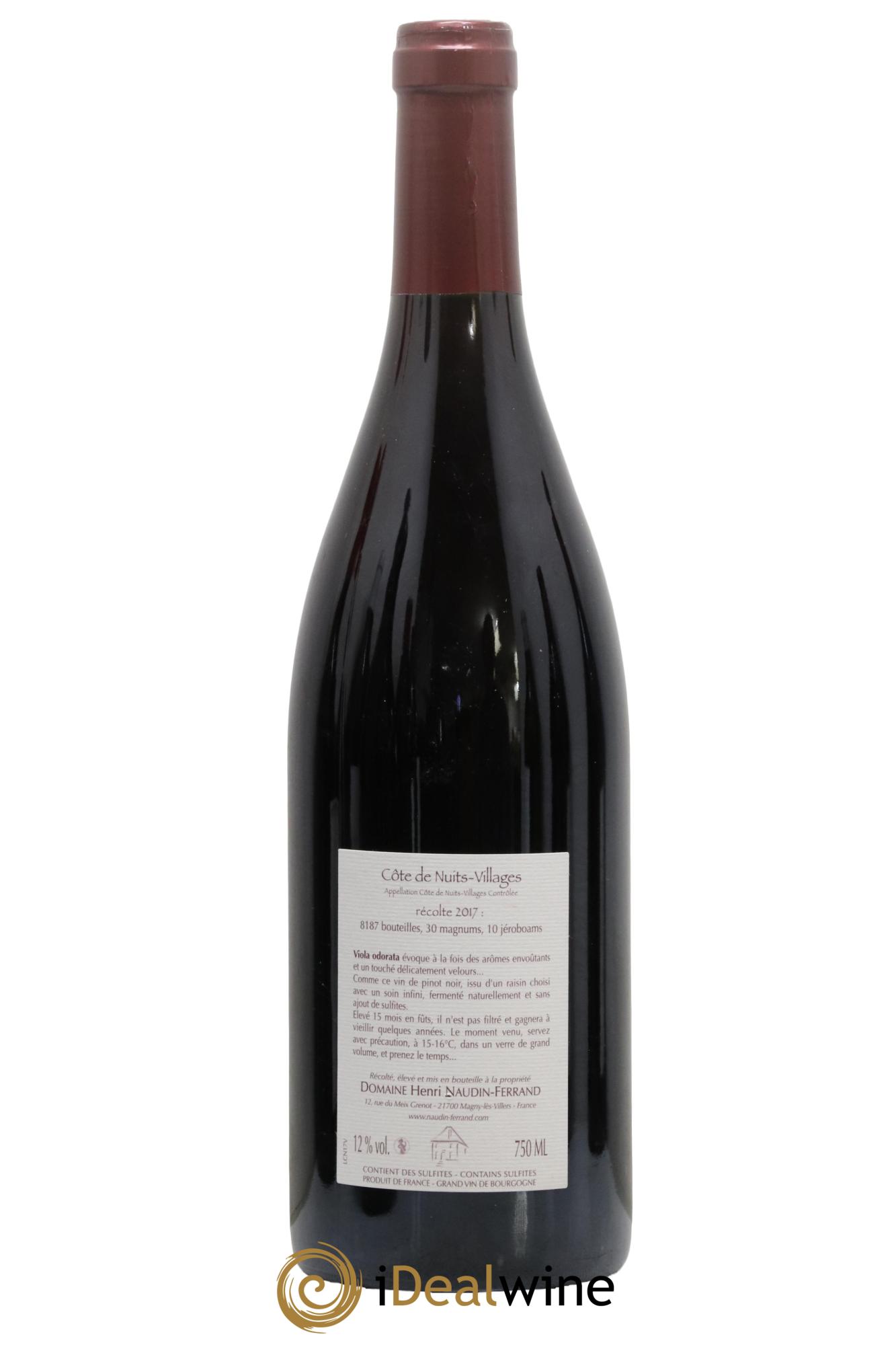 Côte de Nuits-Villages Viola Odorata Naudin-Ferrand (Domaine) 2017 - Lotto di 1 bottiglia - 1