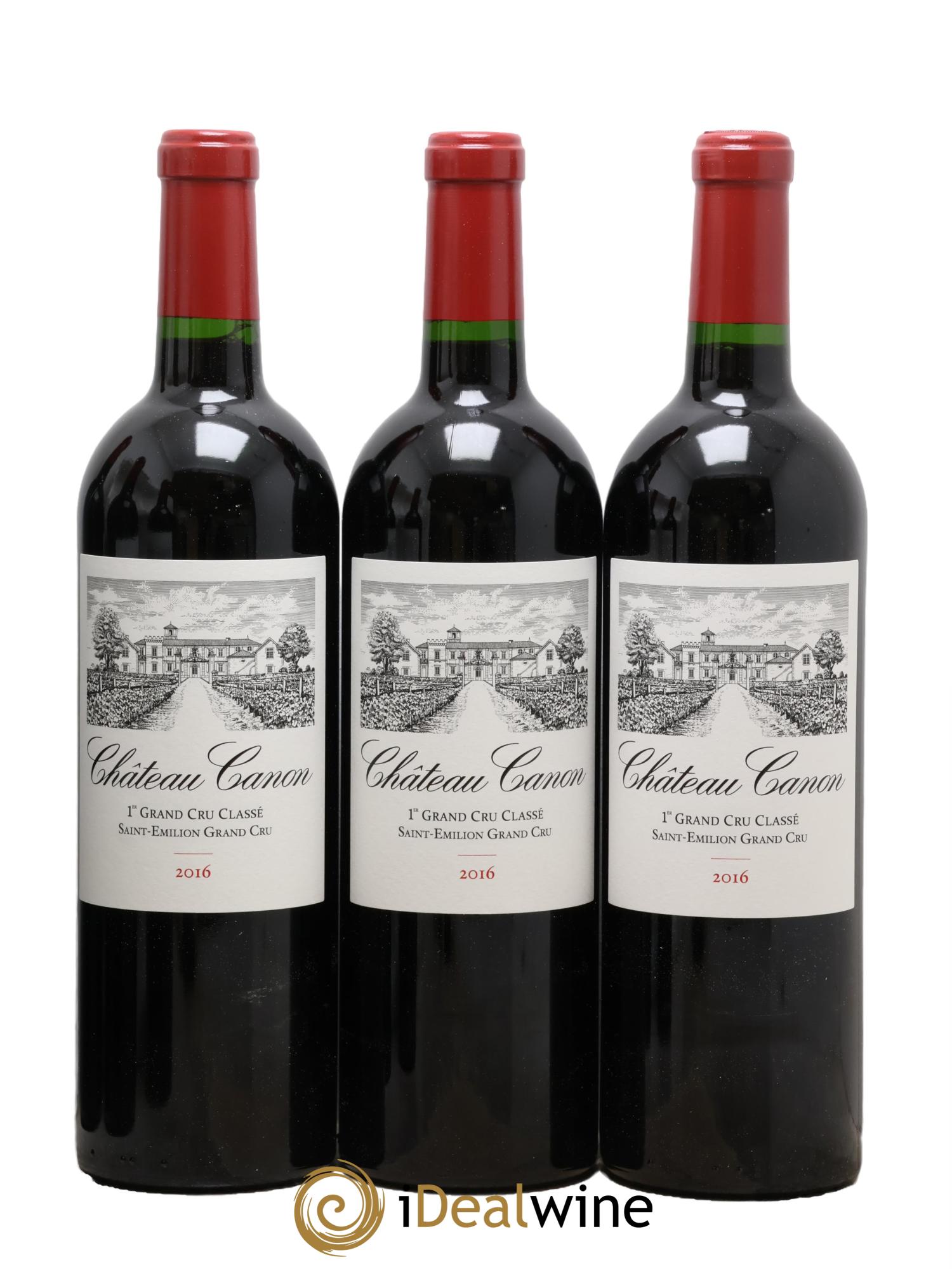 Château Canon 1er Grand Cru Classé B 2016 - Lot de 6 bouteilles - 1