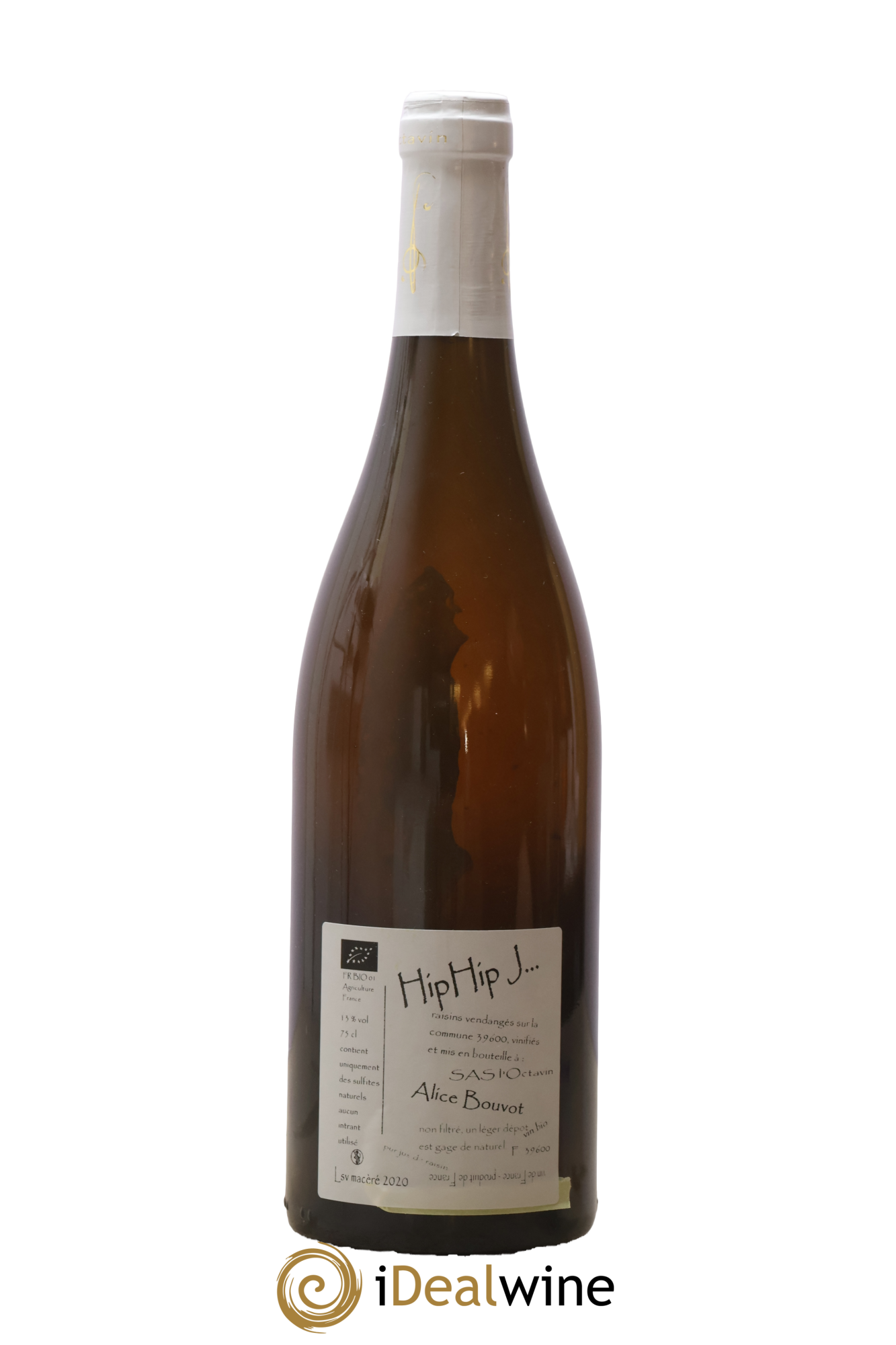 Vin de France Savagnin Macéré Hip Hip J Domaine de l'Octavin Alice Bouvot 2020 - Lot of 1 bottle - 1