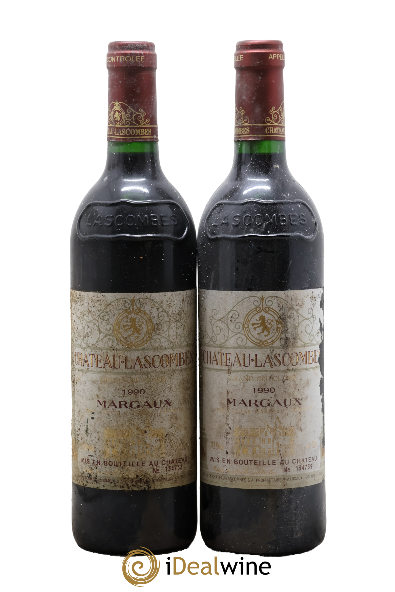 Château Lascombes 2ème Grand Cru Classé 1990 - Lot of 2 bottles - 0