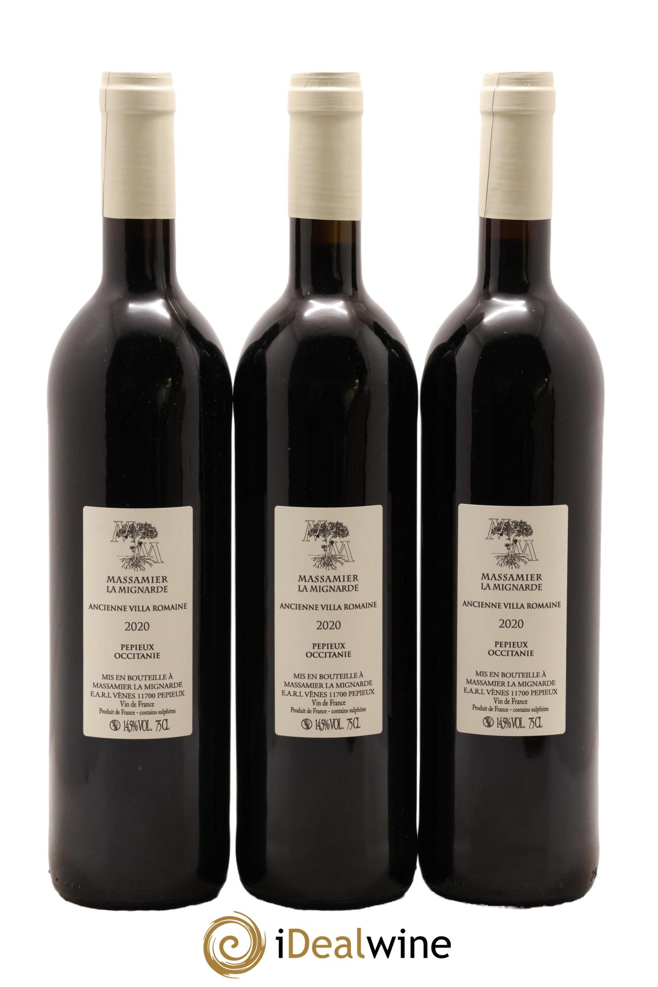 Vin de France Domus Maximus Château Massamier La Mignarde 2020 - Lot of 3 bottles - 1