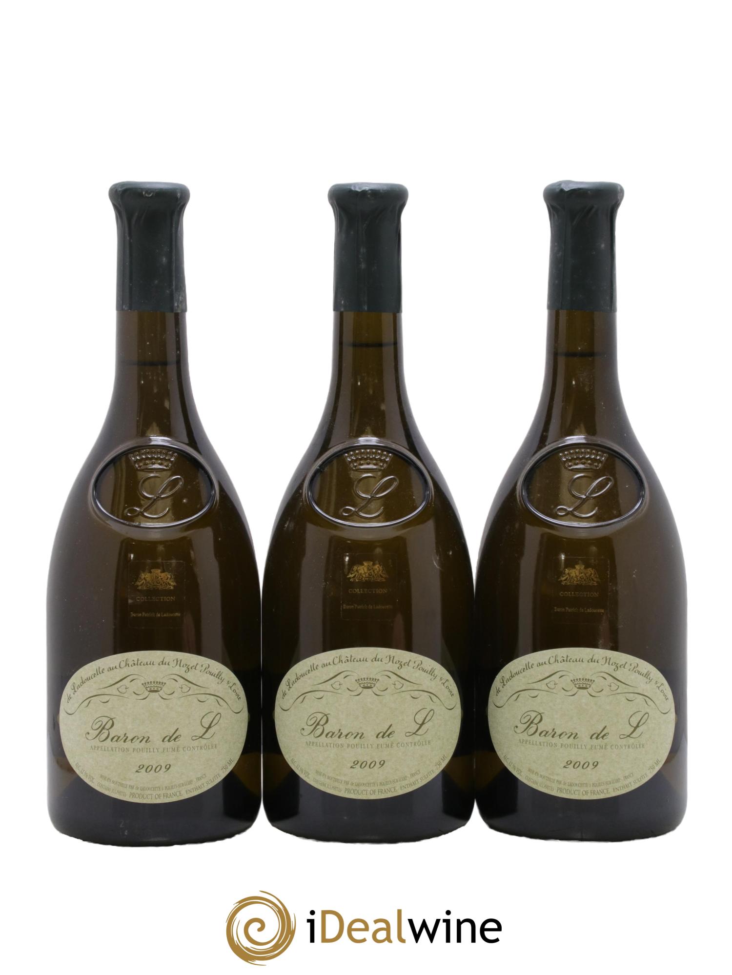 Pouilly-Fumé Baron de L Patrick de Ladoucette 2009 - Lot de 6 bouteilles - 1