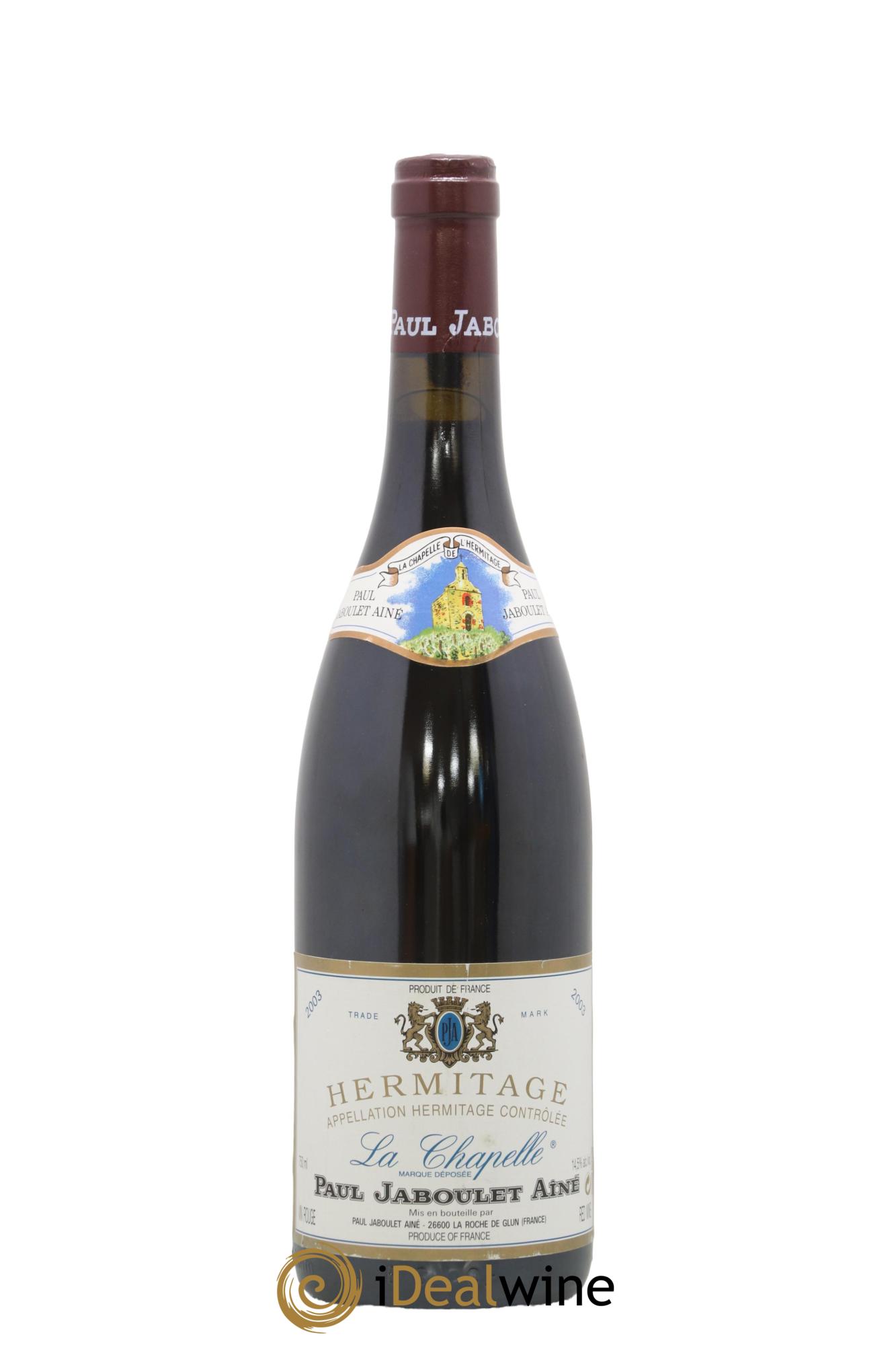 Hermitage La Chapelle Paul Jaboulet Ainé 2003 - Lot de 1 bouteille - 0