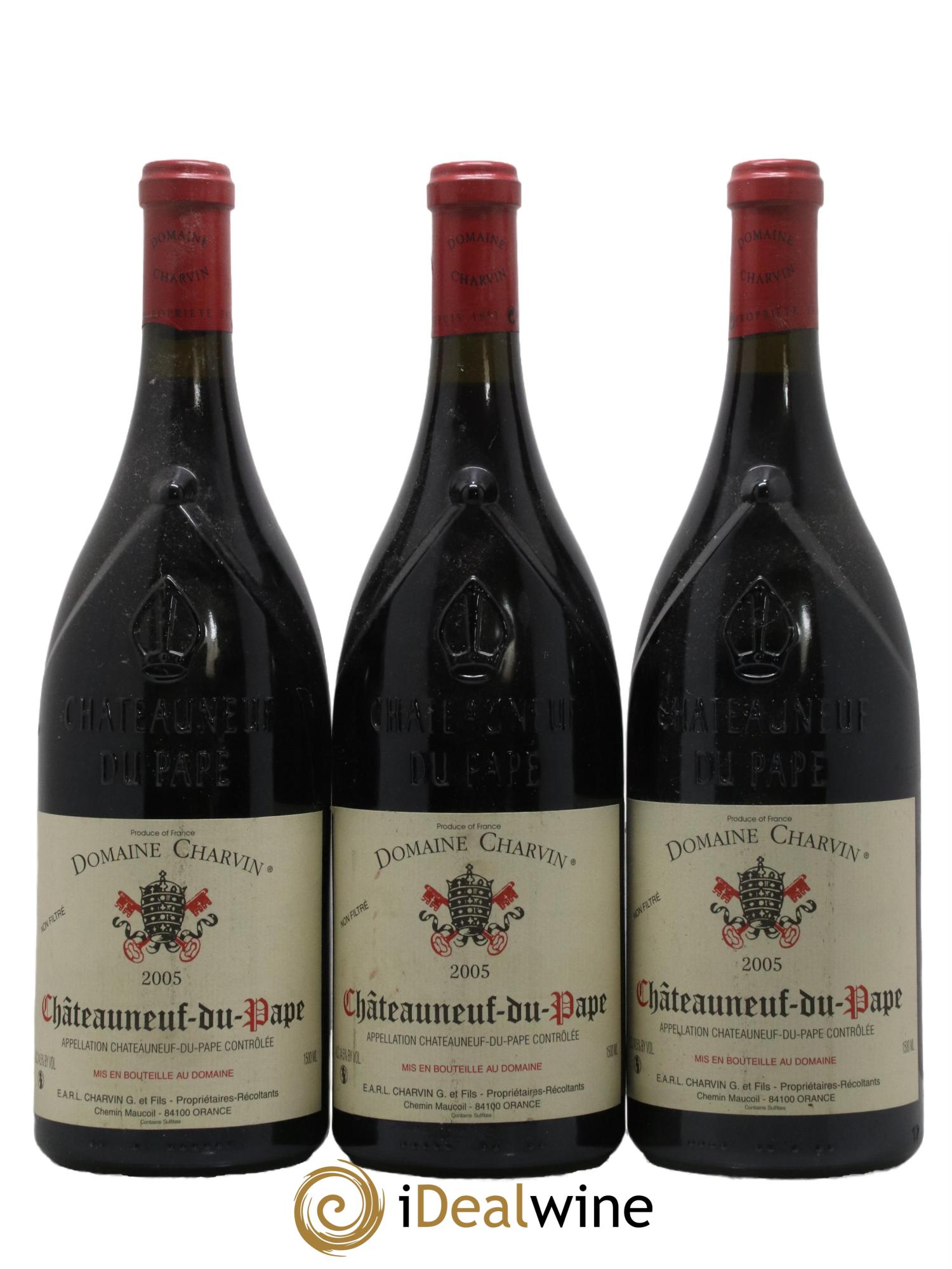 Châteauneuf-du-Pape Charvin (Domaine) 2005 - Lot de 3 magnums - 0