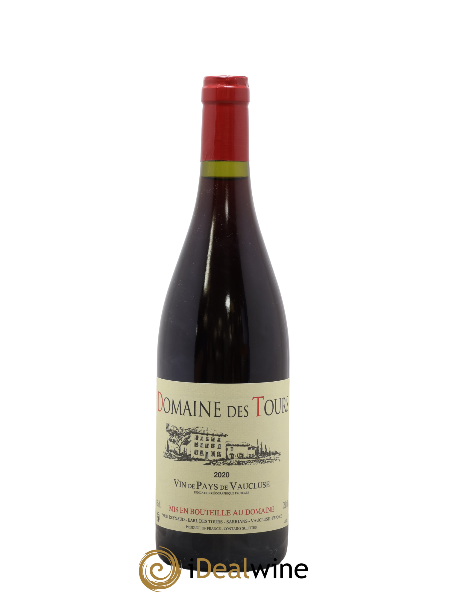 Vaucluse (Vin de Pays de Vaucluse) Domaine des Tours Emmanuel Reynaud 2020 - Lot de 1 bouteille - 0