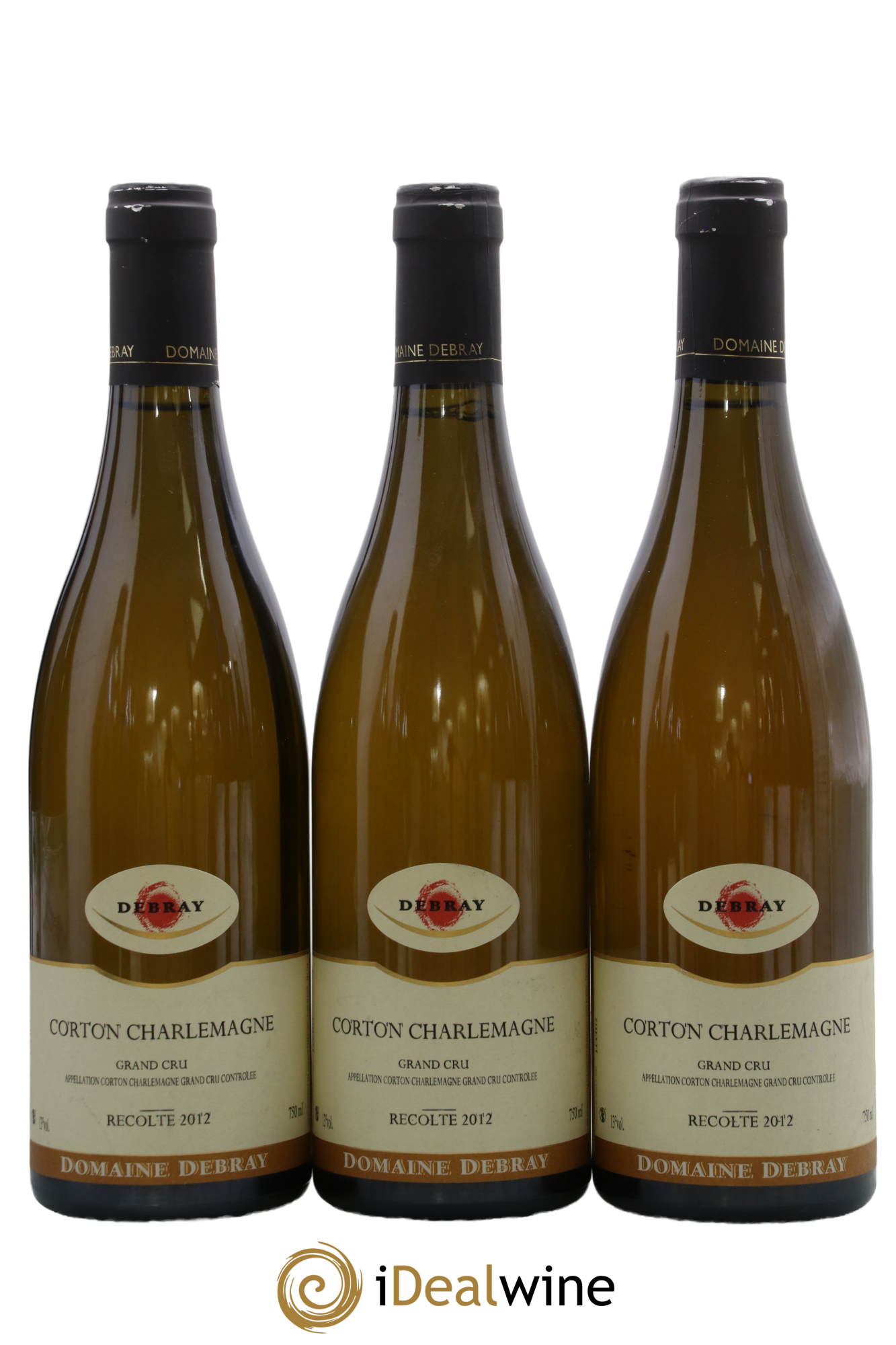 Corton-Charlemagne Grand Cru Domaine Debray 2012 - Lotto di 3 bottiglie - 0