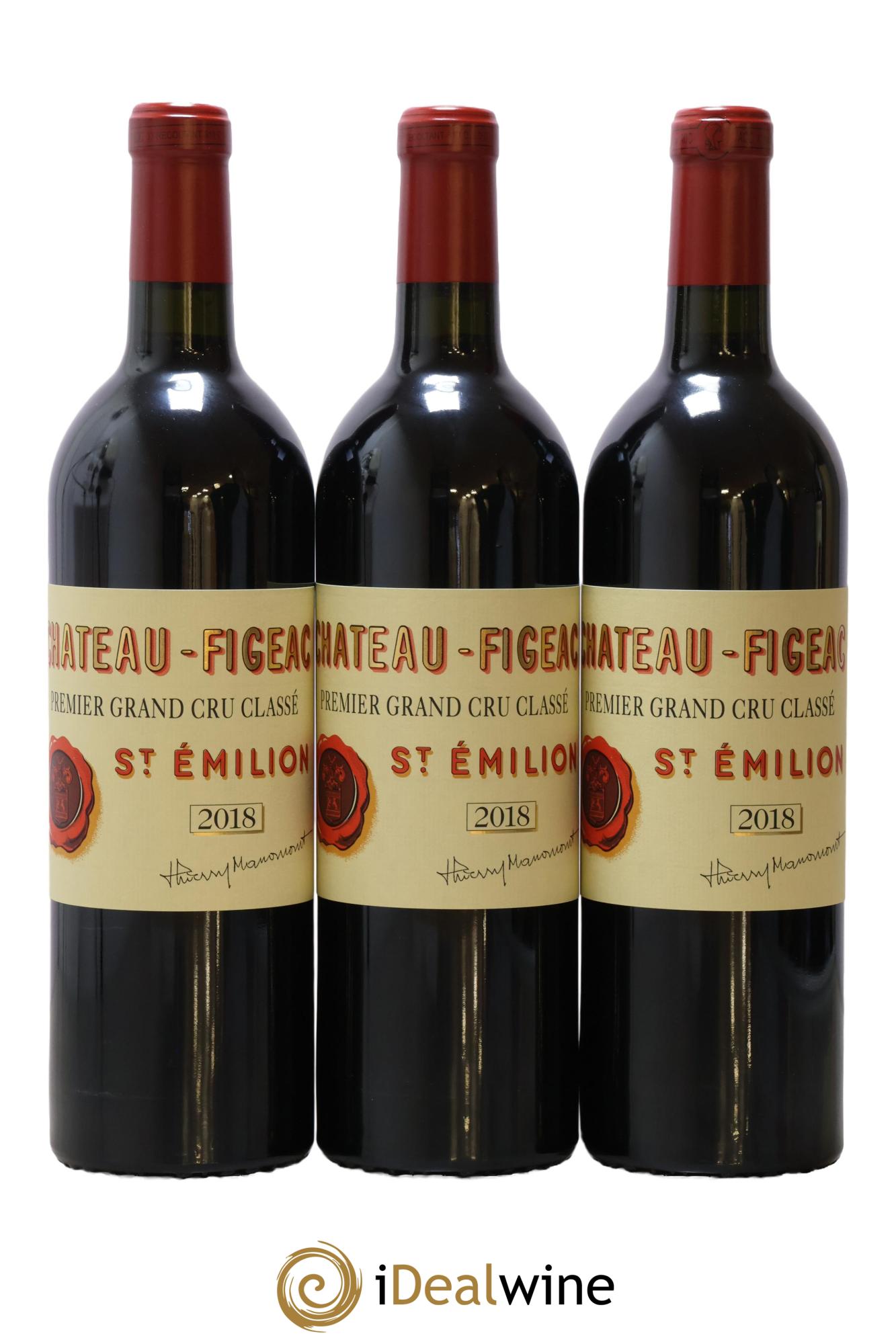 Château Figeac 1er Grand Cru Classé A  2018 - Lot de 6 bouteilles - 1