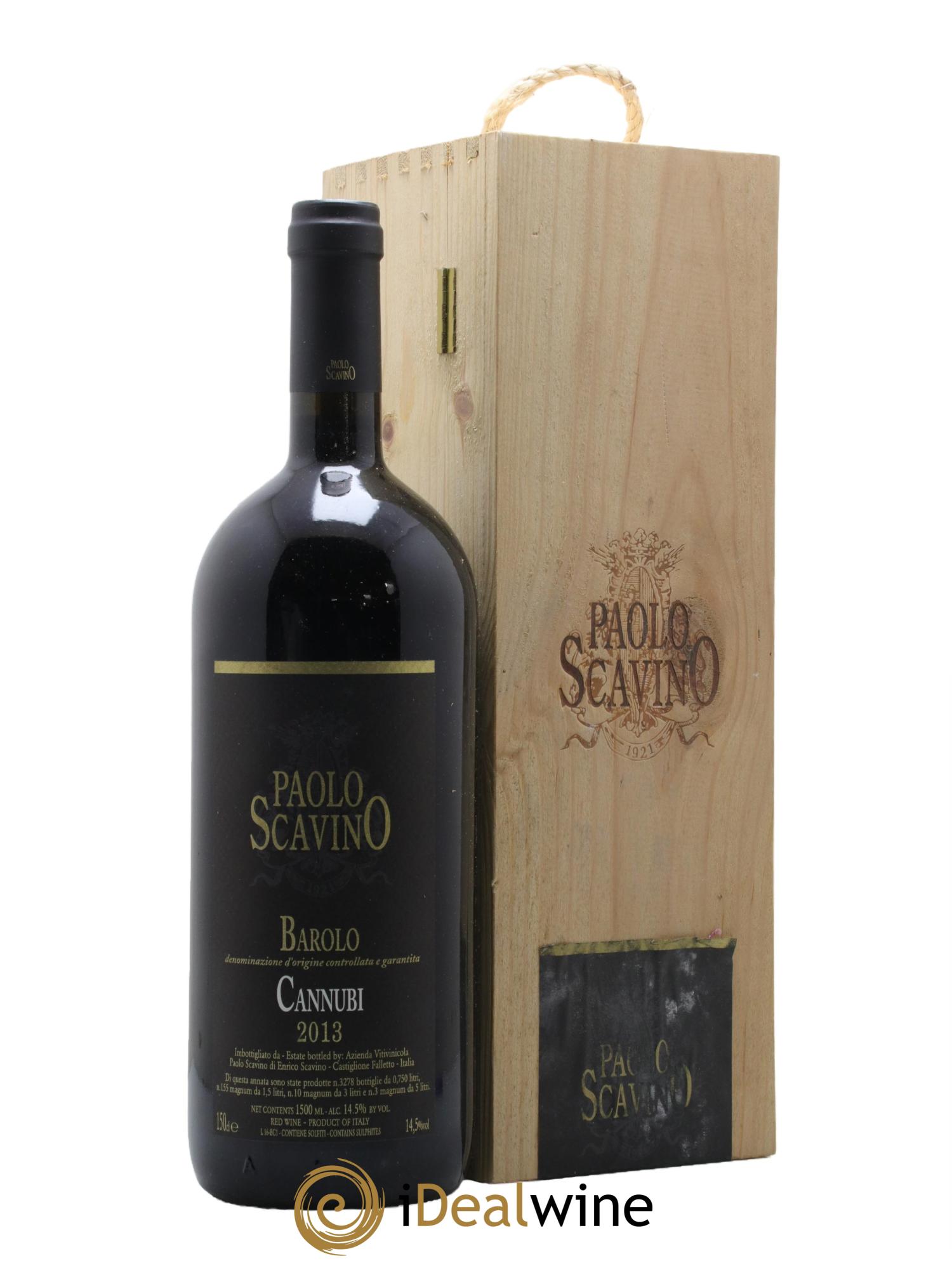 Barolo DOCG Cannubi Paolo Scavino 2013 - Lot de 1 magnum - 0