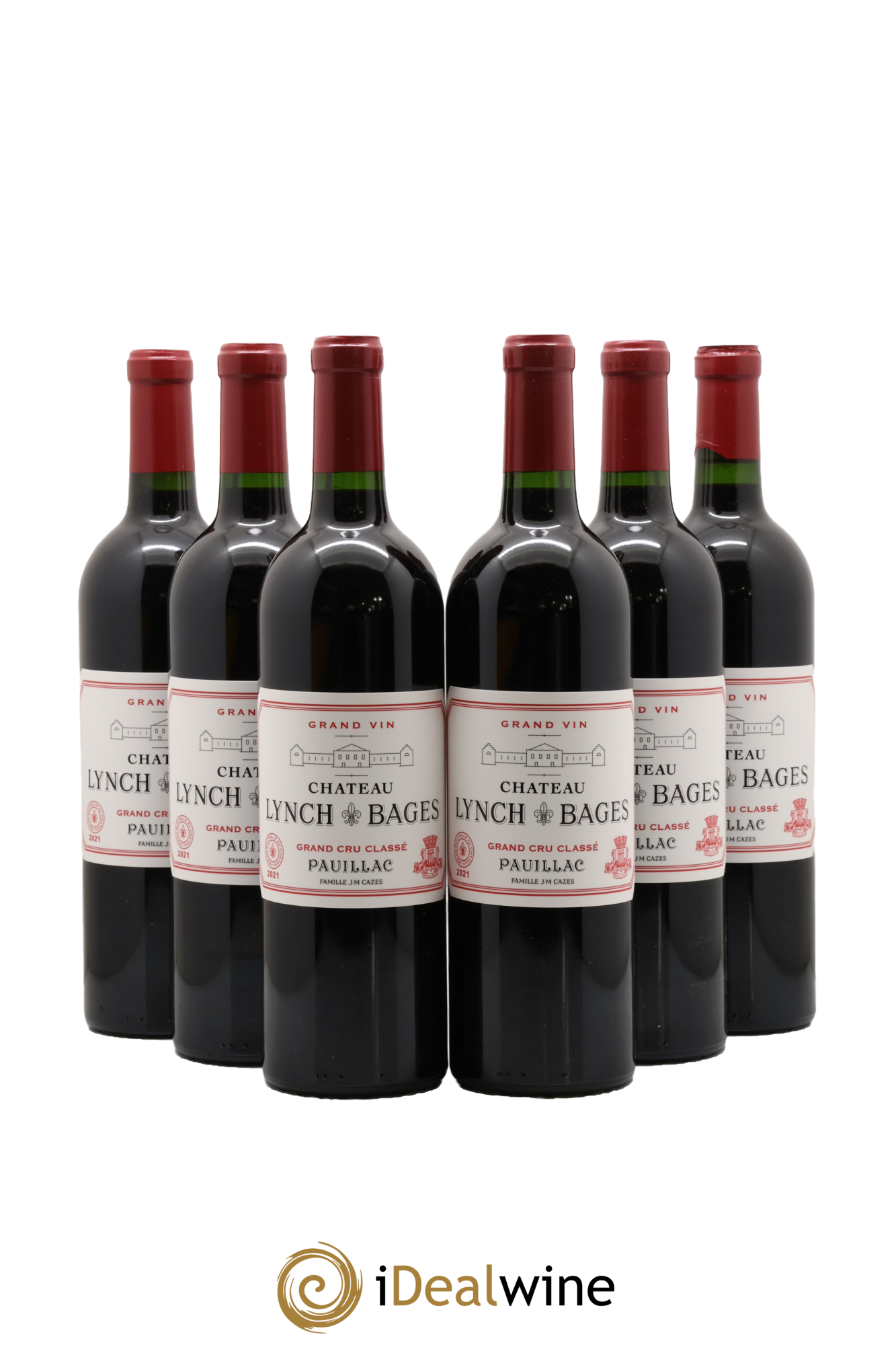 Château Lynch Bages 5ème Grand Cru Classé 2021 - Lot de 6 bouteilles - 0
