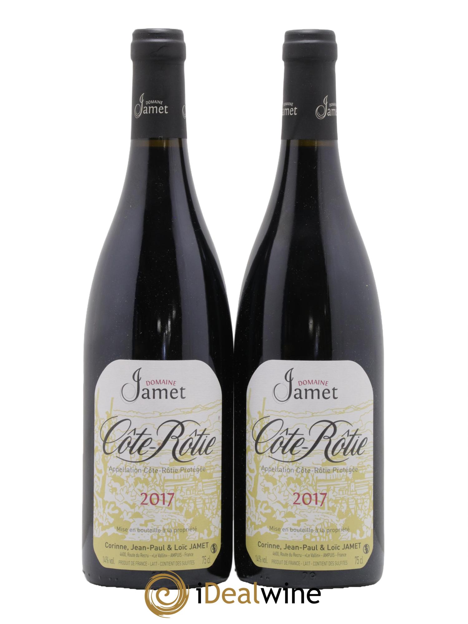 Côte-Rôtie Jamet (Domaine) 2017 - Lot de 2 bouteilles - 0