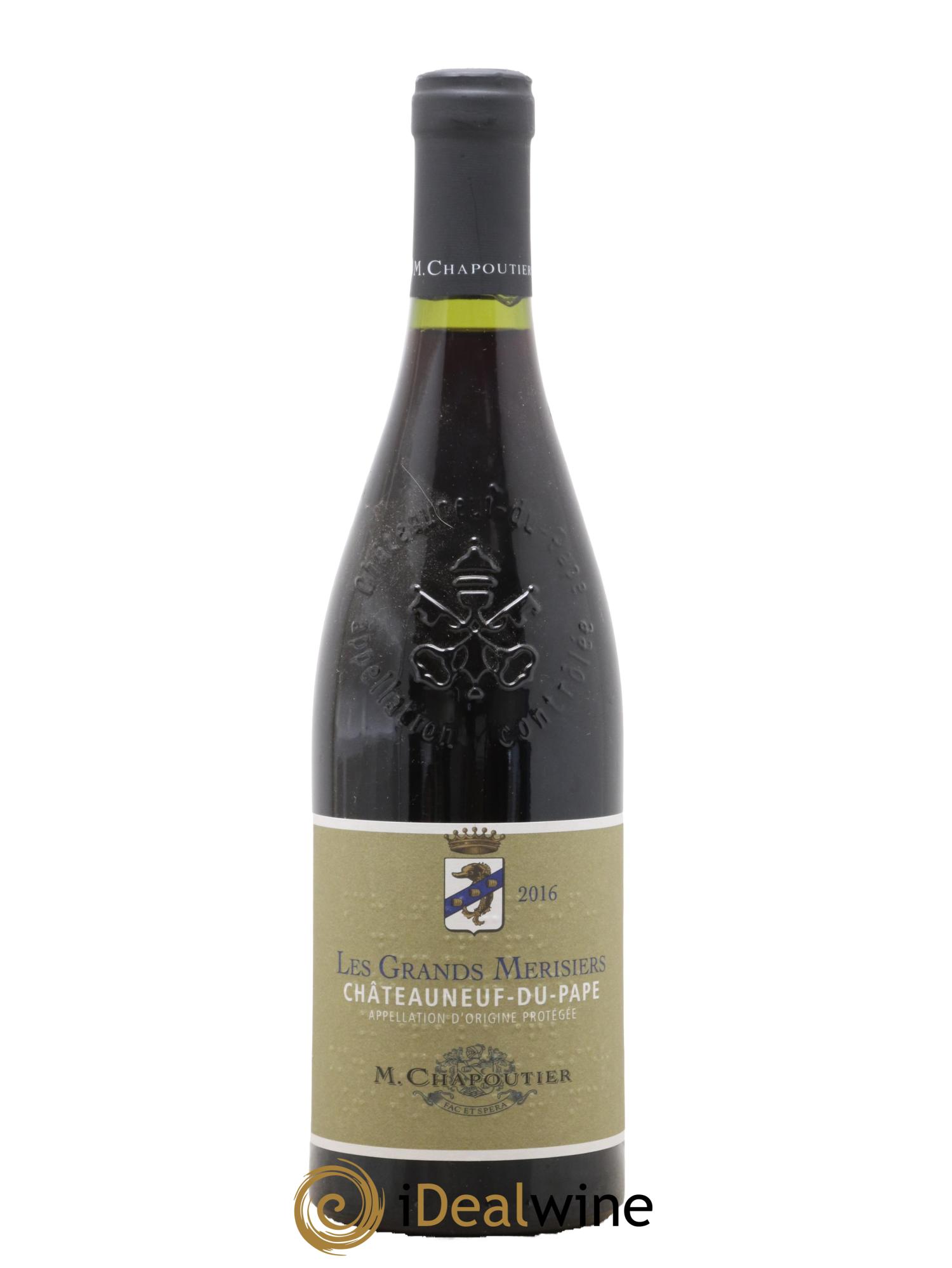 Châteauneuf-du-Pape Les Grands Merisiers M.Chapoutier 2016 - Lot de 1 bouteille - 0
