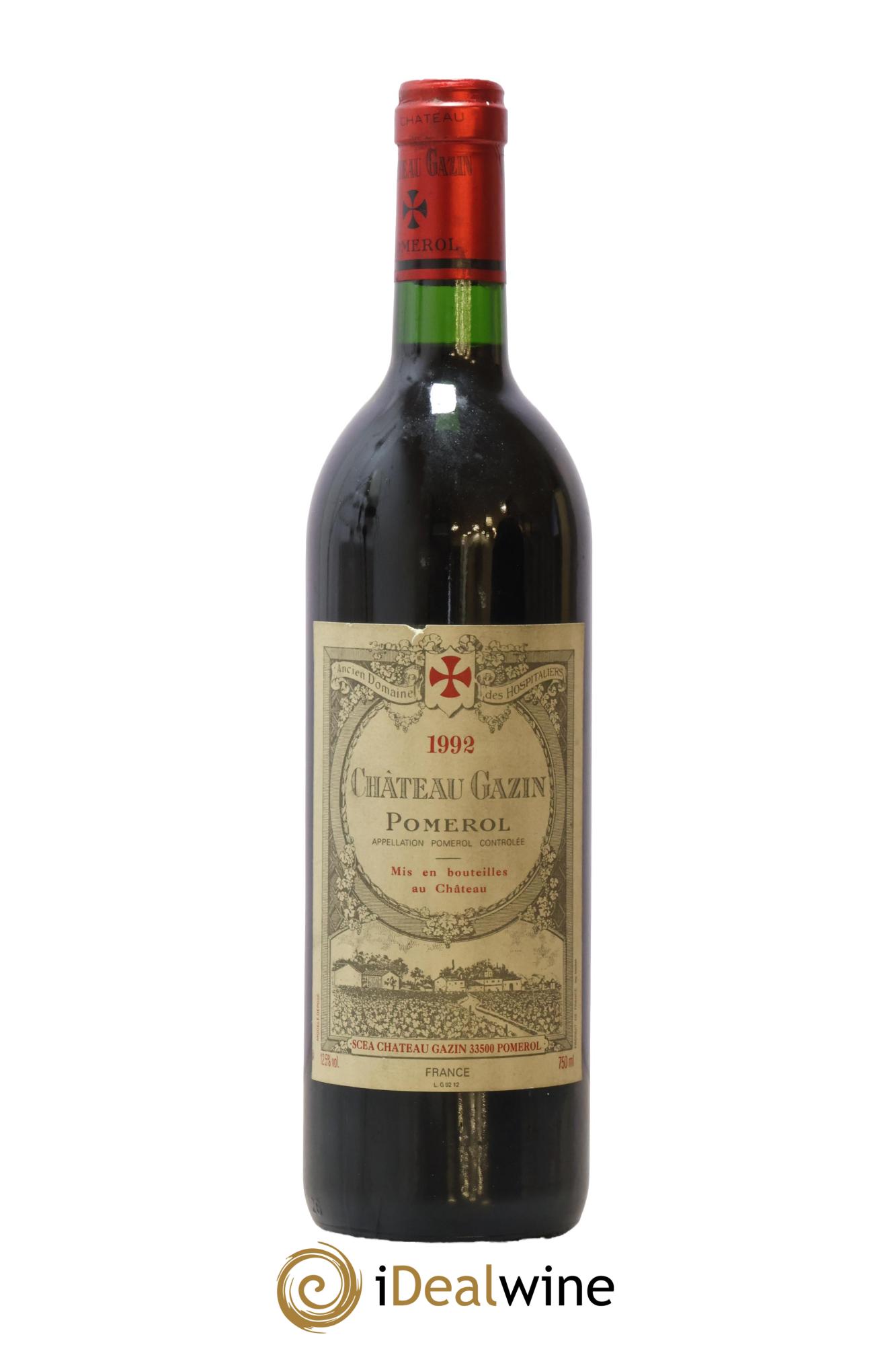 Château Gazin 1992 - Lot of 1 bottle - 0
