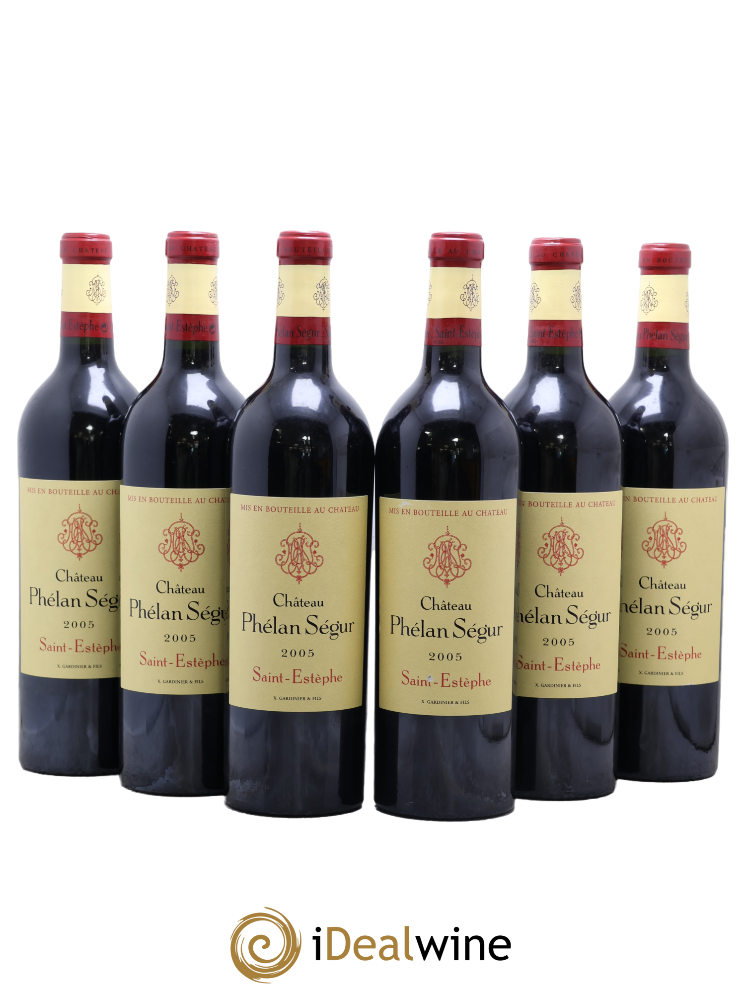 Château Phélan Ségur 2005 - Lot of 6 bottles - 0