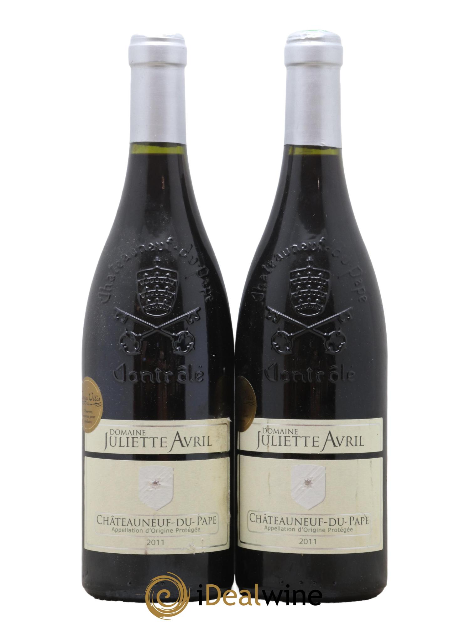 Châteauneuf-du-Pape Domaine Juliette Avril 2011 - Lot de 2 bouteilles - 0