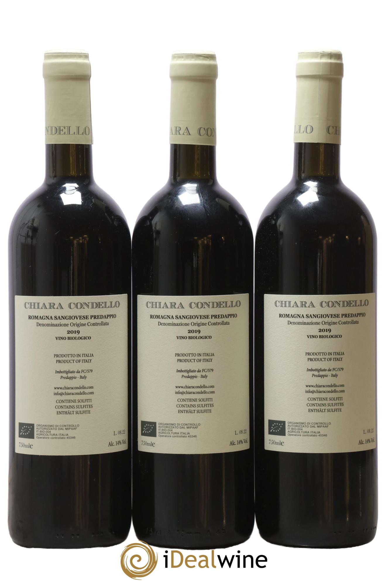 Sangiovese di Romagna Predappio DOC Chiara Condello 2019 - Lotto di 3 bottiglie - 1