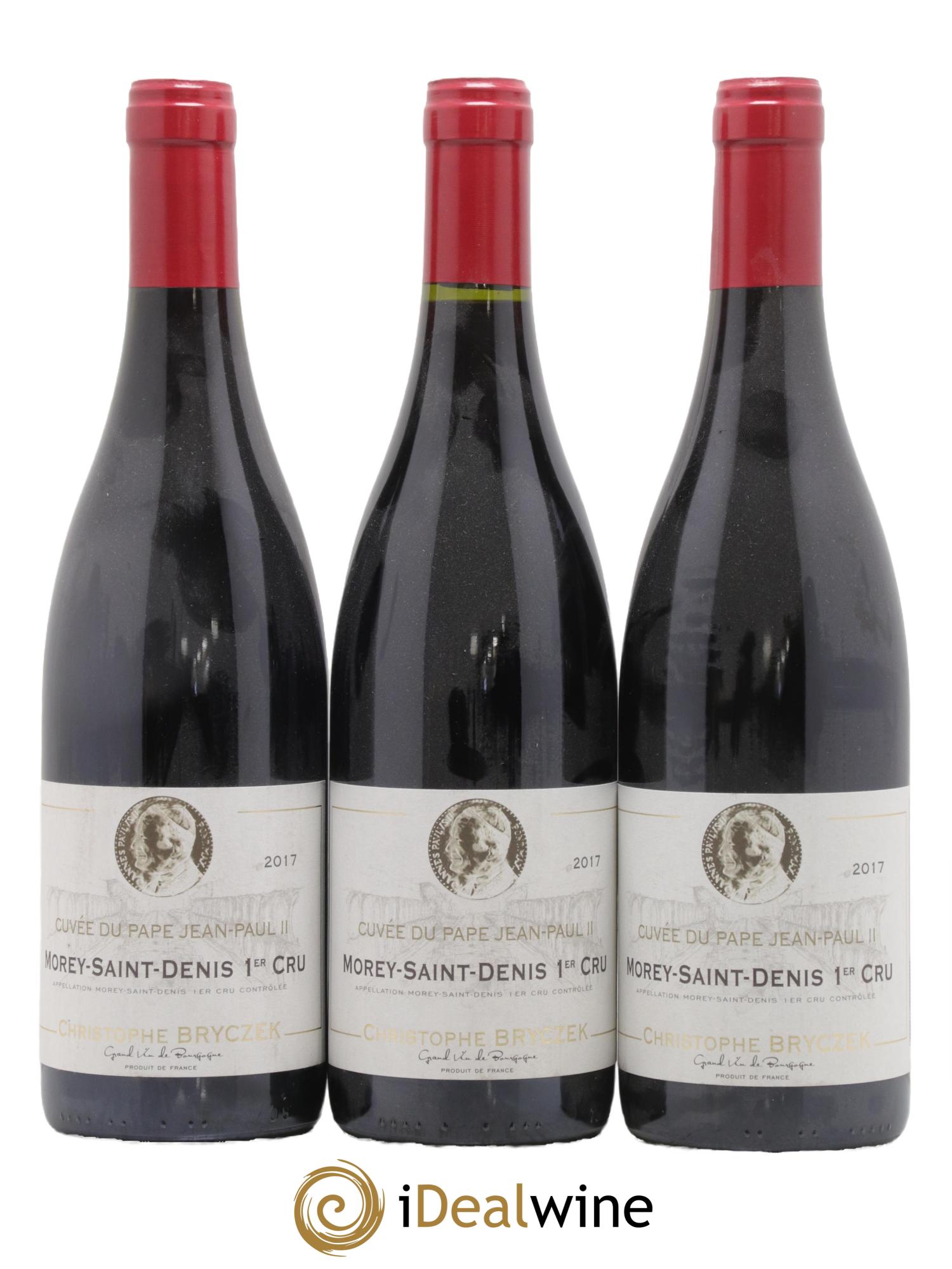 Morey-Saint-Denis 1er Cru Cuvée Jean Paul Ii Christophe Bryczek 2017 - Lot de 3 bouteilles - 0