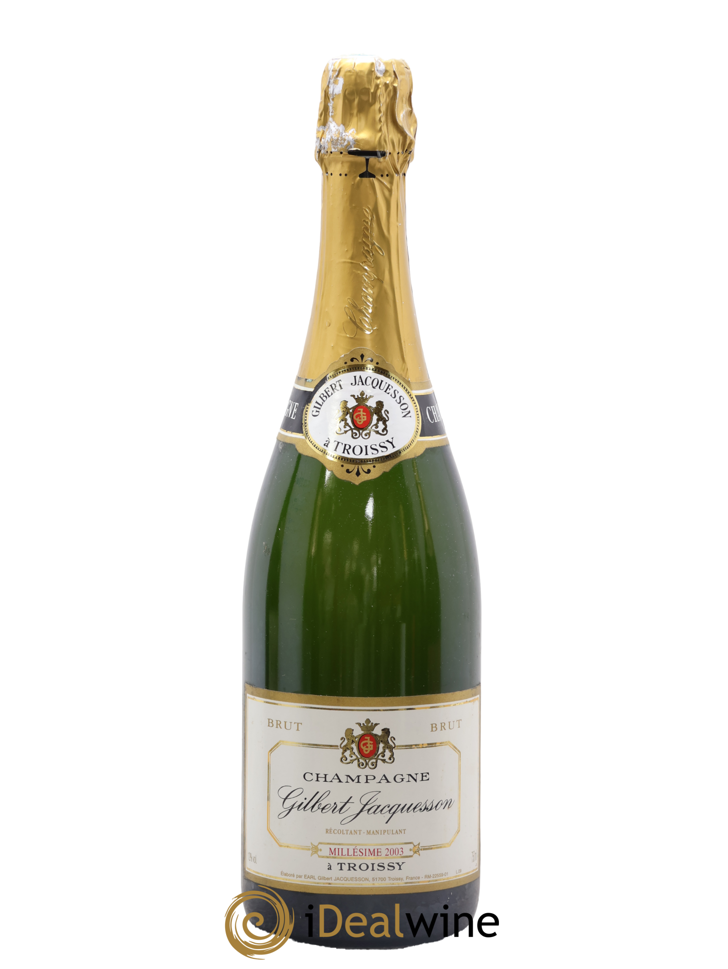 Champagne Brut Maison Gilbert Jacquesson 2003 - Lot de 1 bouteille - 0