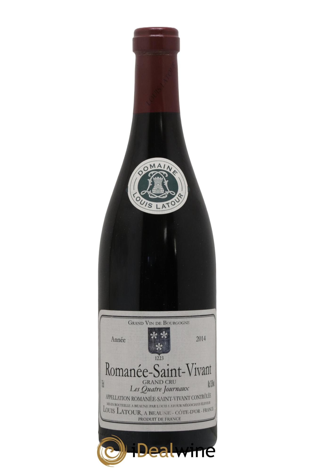 Romanée-Saint-Vivant Grand Cru Les Quatre Journaux Louis Latour 2014 - Lot of 1 bottle - 0