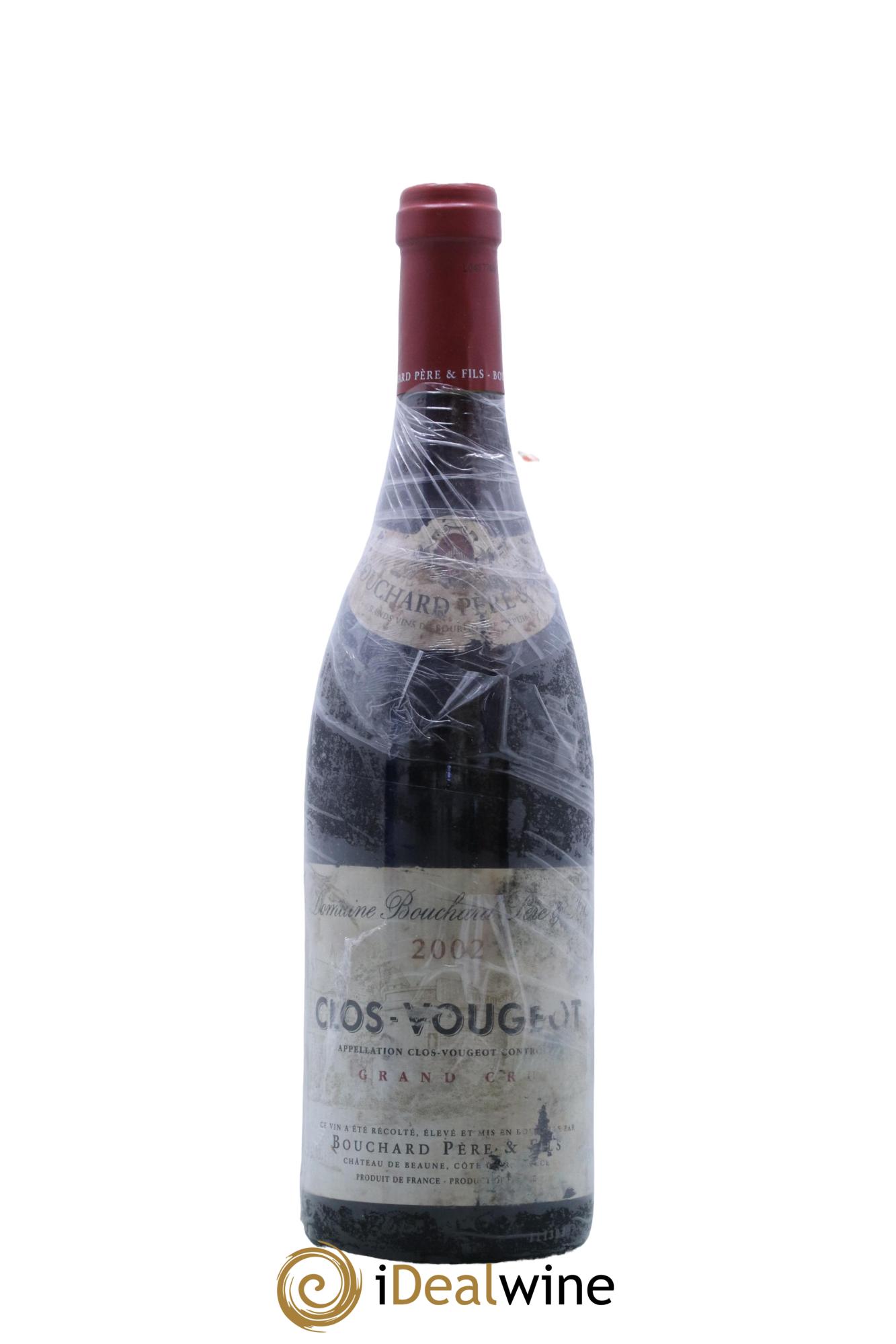 Clos de Vougeot Grand Cru Bouchard Père & Fils 2002 - Lot de 1 bouteille - 0