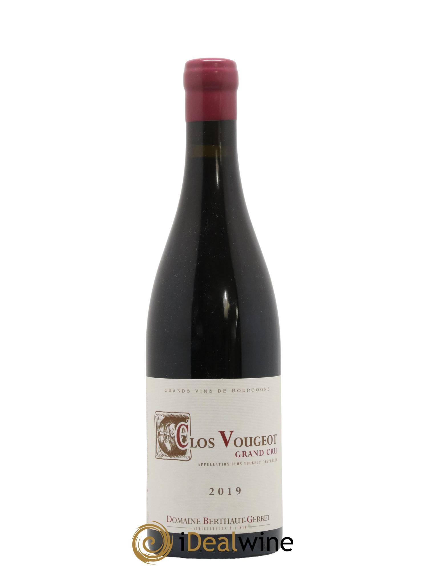 Clos de Vougeot Berthaut Gerbet (Domaine) 2019 - Lot de 1 bouteille - 0