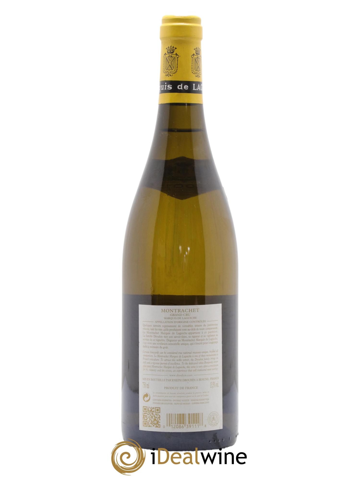 Montrachet Grand Cru Marquis de Laguiche Joseph Drouhin 2007 - Lot de 1 bouteille - 1