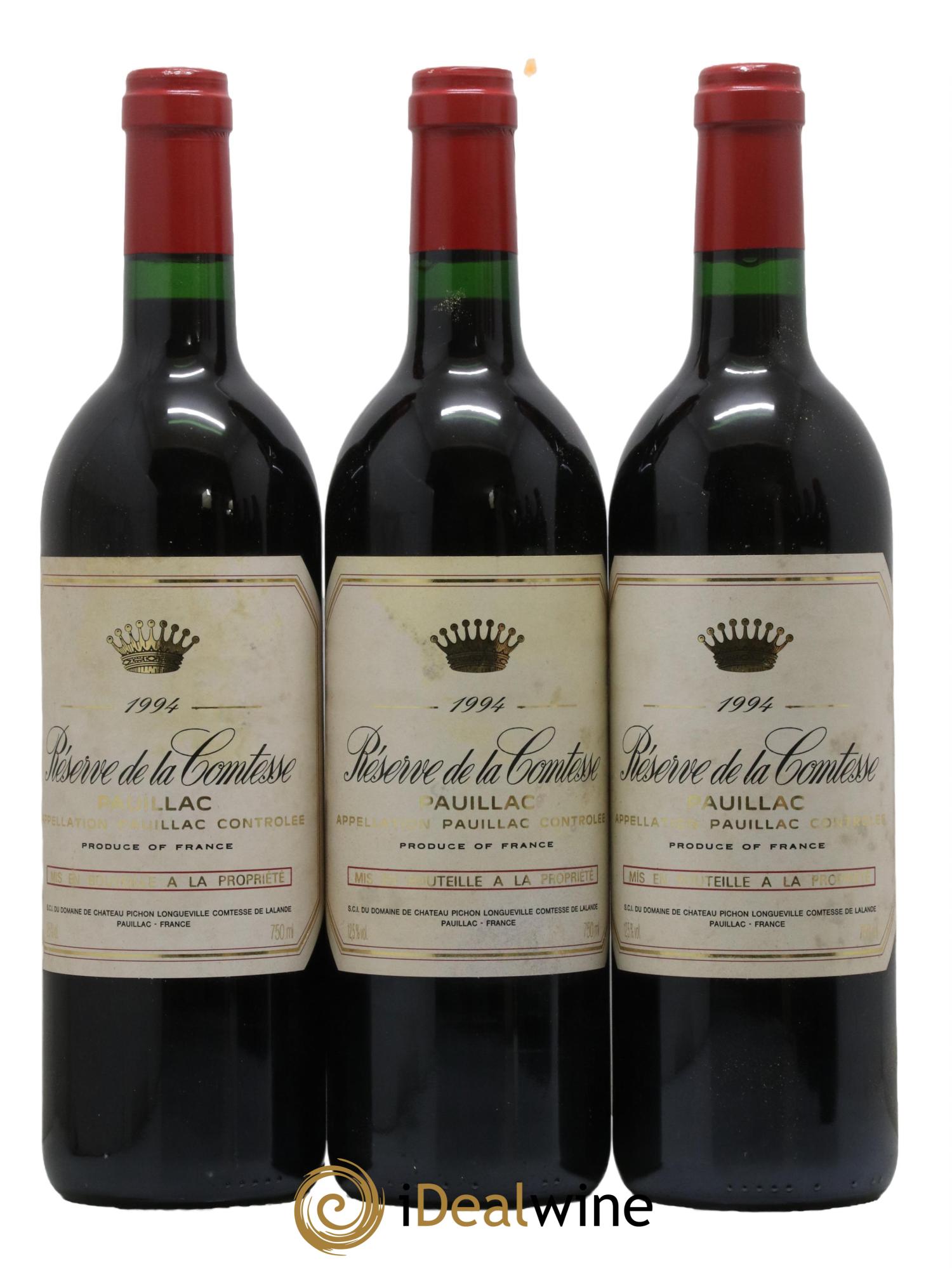 Réserve de la Comtesse Second Vin 1994 - Lotto di 6 bottiglie - 2