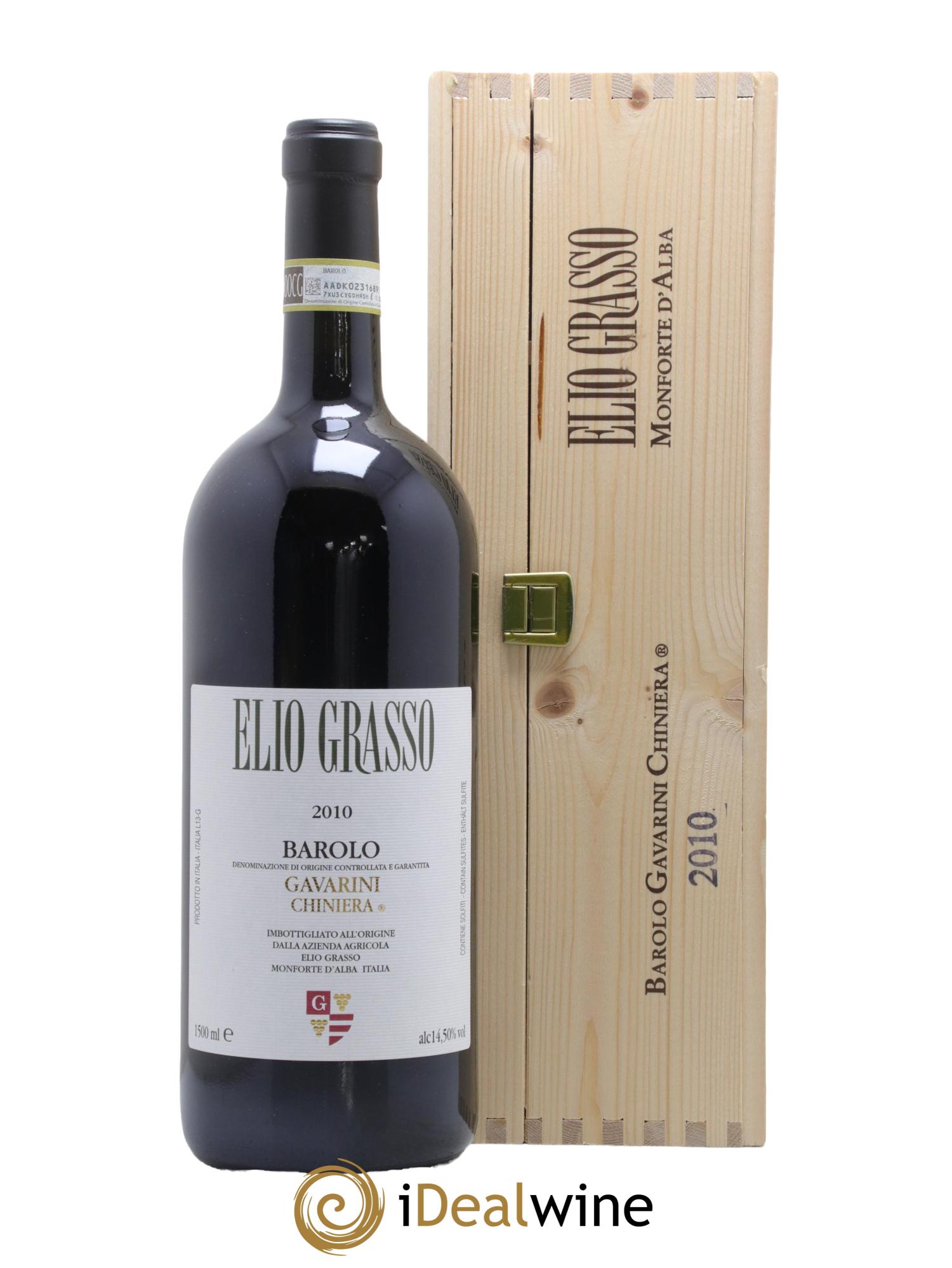 Barolo DOCG Gavarini Chiniera Elio Grasso 2010 - Lot de 1 magnum - 0