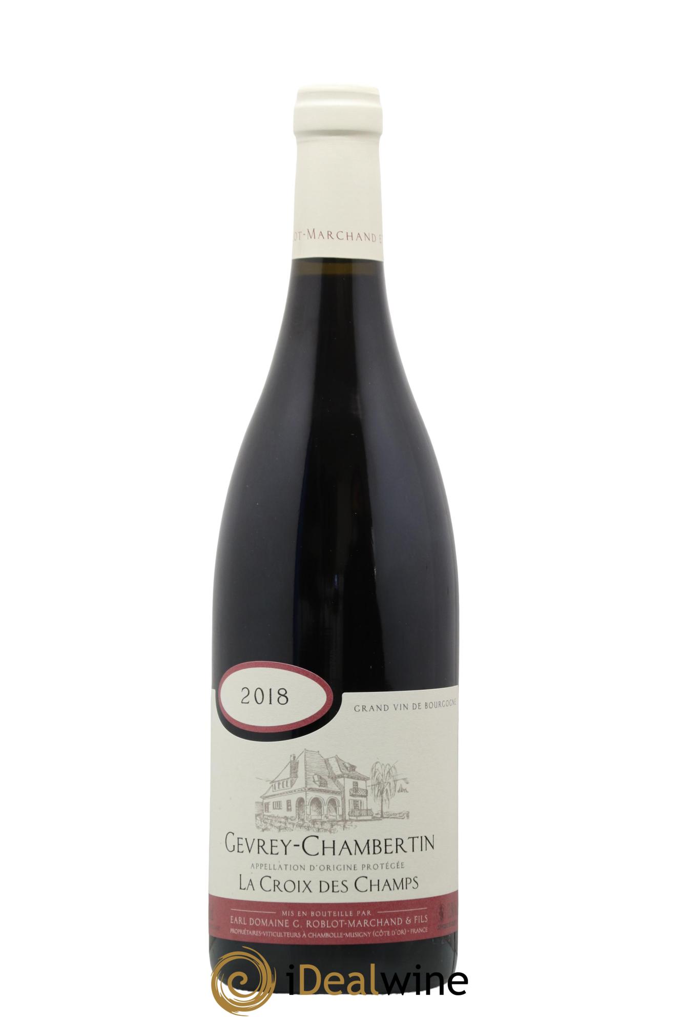 Gevrey-Chambertin Croix des Champs Domaine Roblot-Marchand 2018 - Lot de 1 bouteille - 0