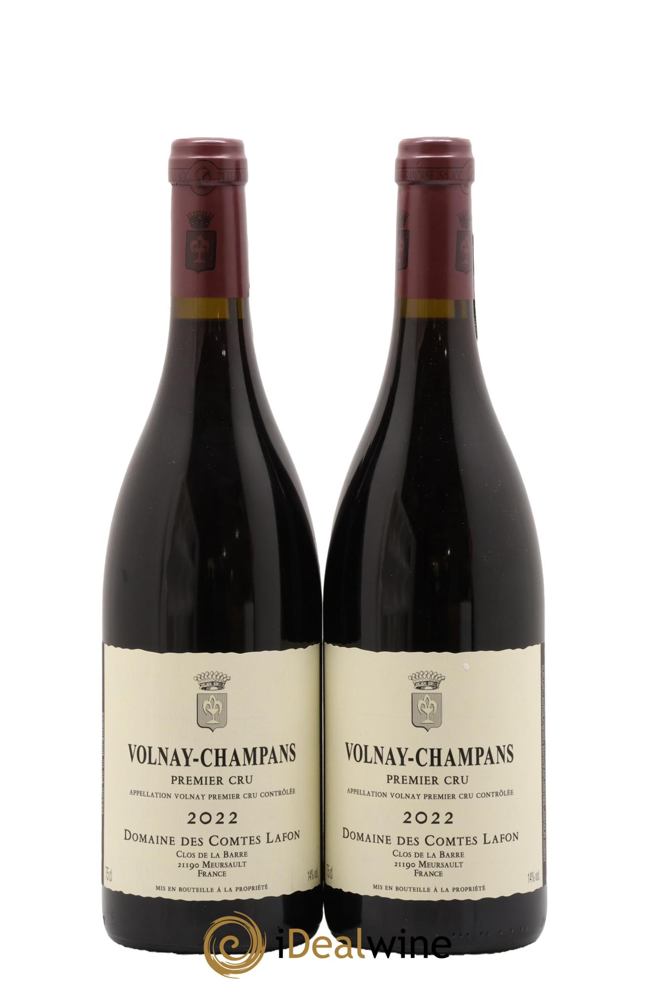Volnay 1er Cru Champans Comtes Lafon (Domaine des) 2022 - Lot de 2 bouteilles - 0