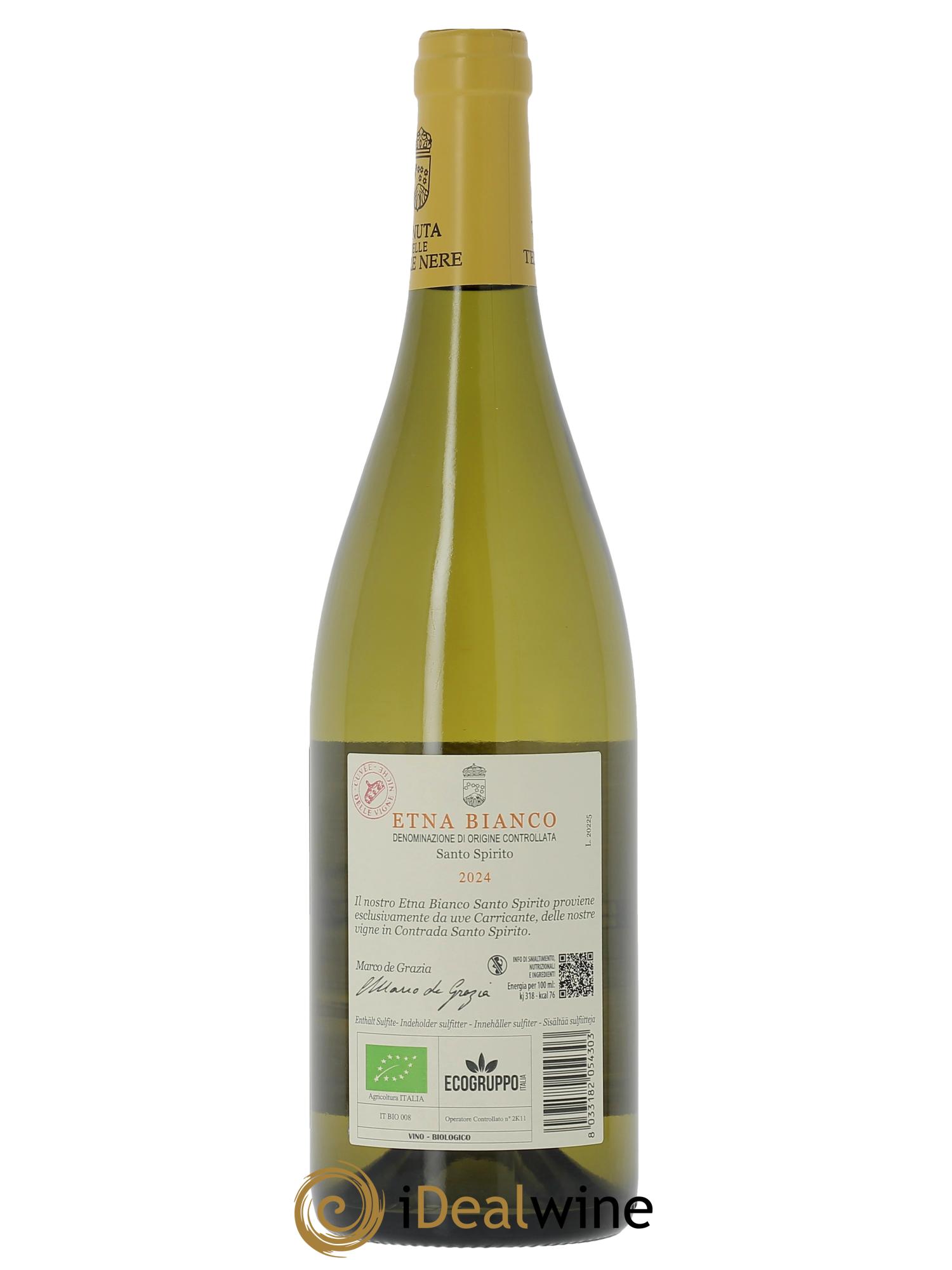 Etna Bianco DOC Tenuta delle Terre Nere Santo Spirito Vieilles Vignes  2024 - Lot de 1 bouteille - 1