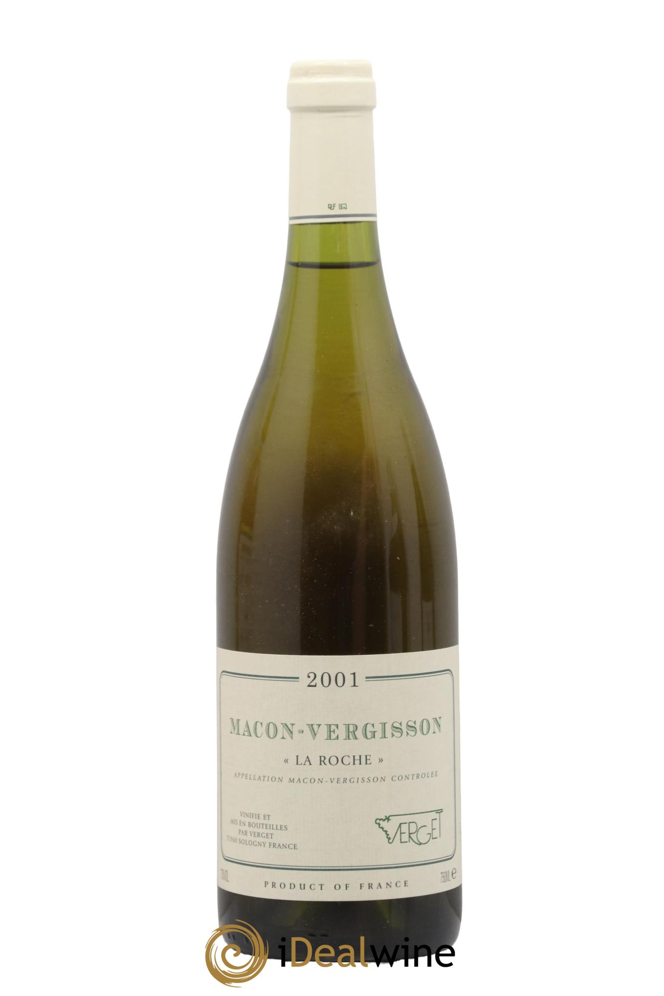 Mâcon-Vergisson La Roche Verget 2001 - Lot of 1 bottle - 0