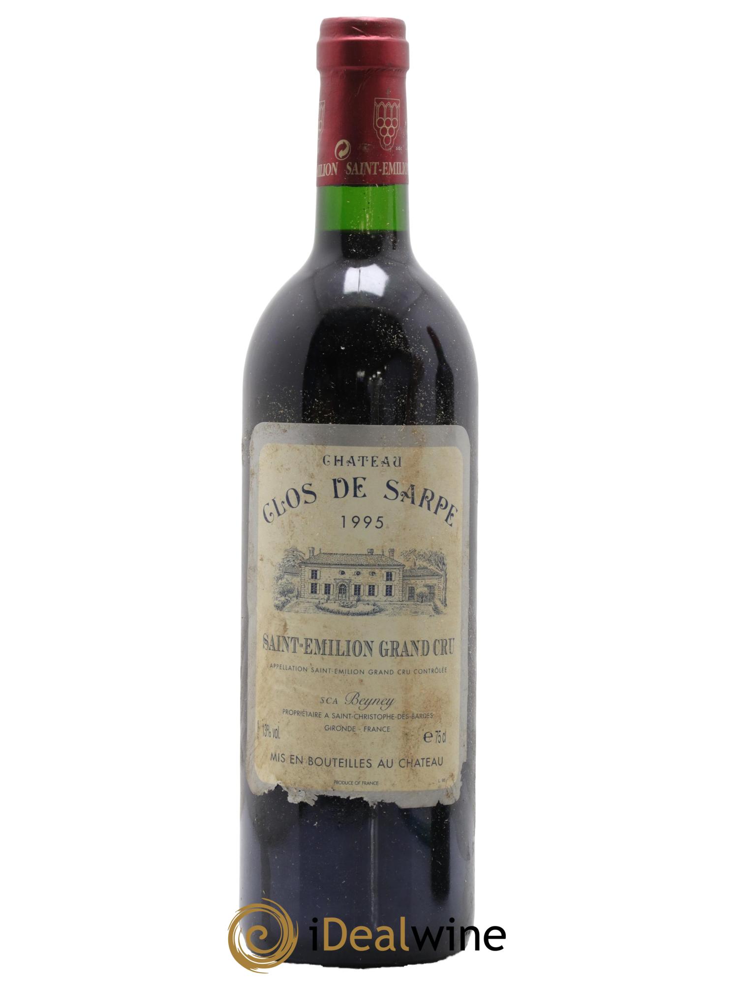 Clos de Sarpe Grand Cru Classé 1995 - Lotto di 1 bottiglia - 0